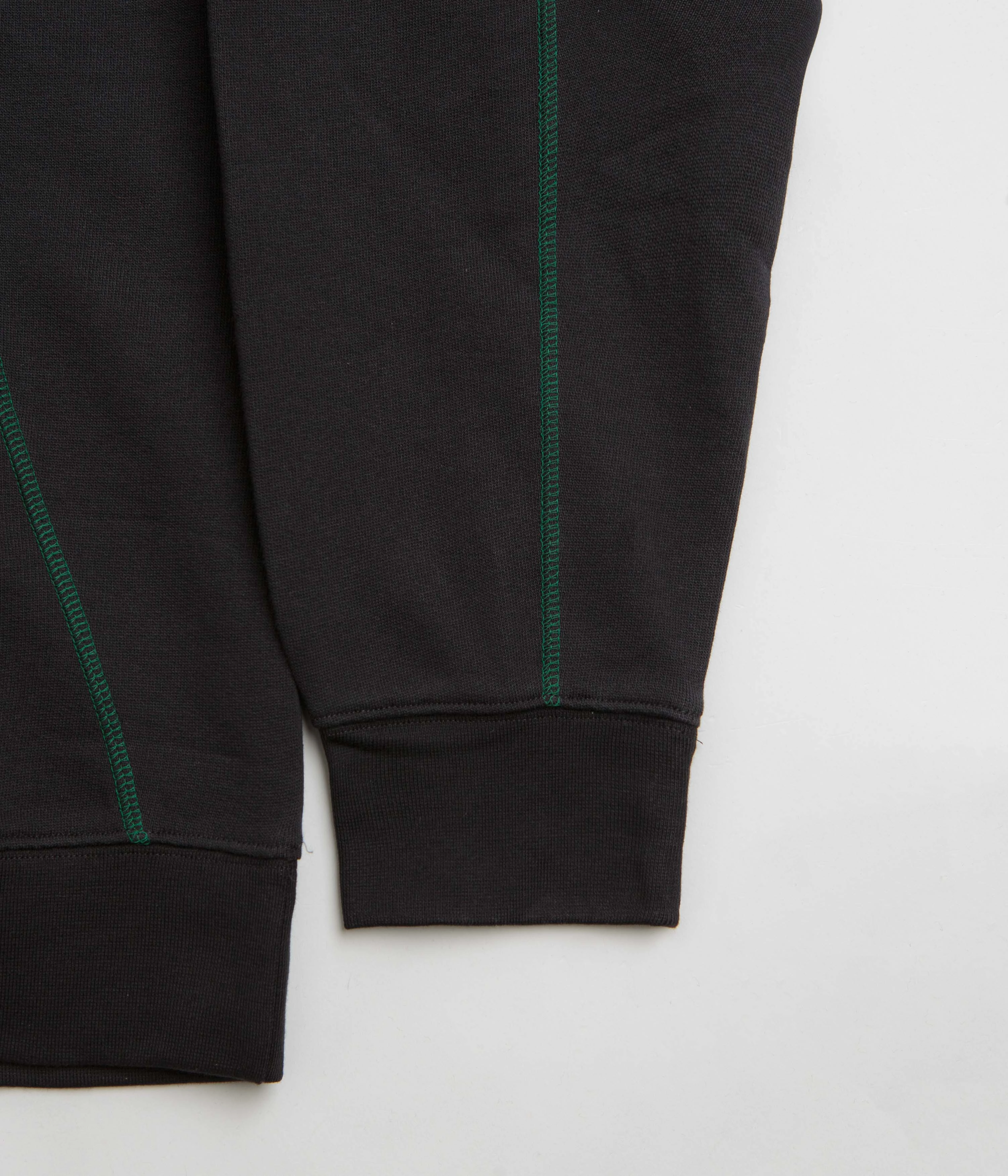 Antelope like Adidas Shmoofoil Featherweight Hoodie - Black / Dark Green