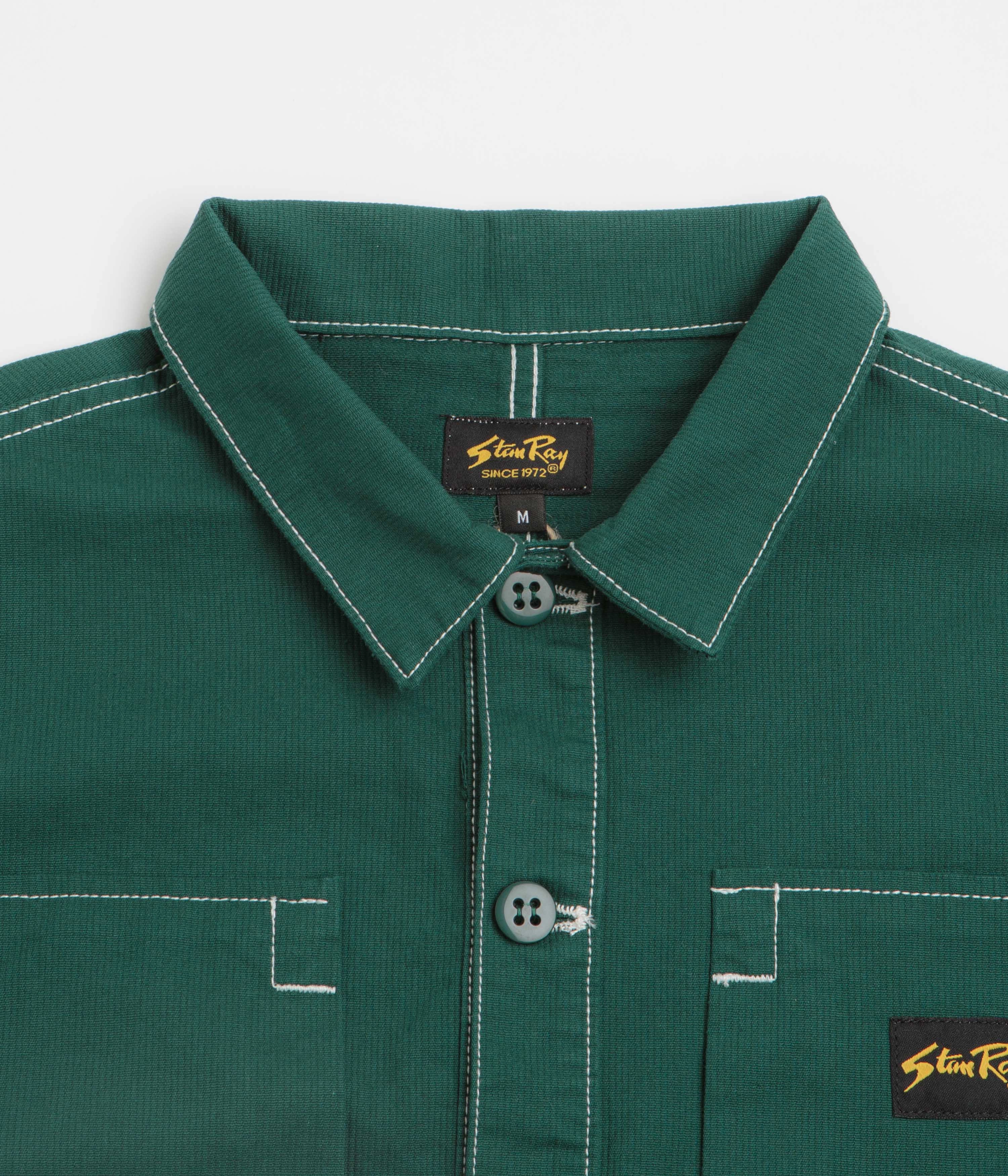 Stan Ray Painters Pop Over Shirt - Botanical Green Bedford Seasonal Wardrobe