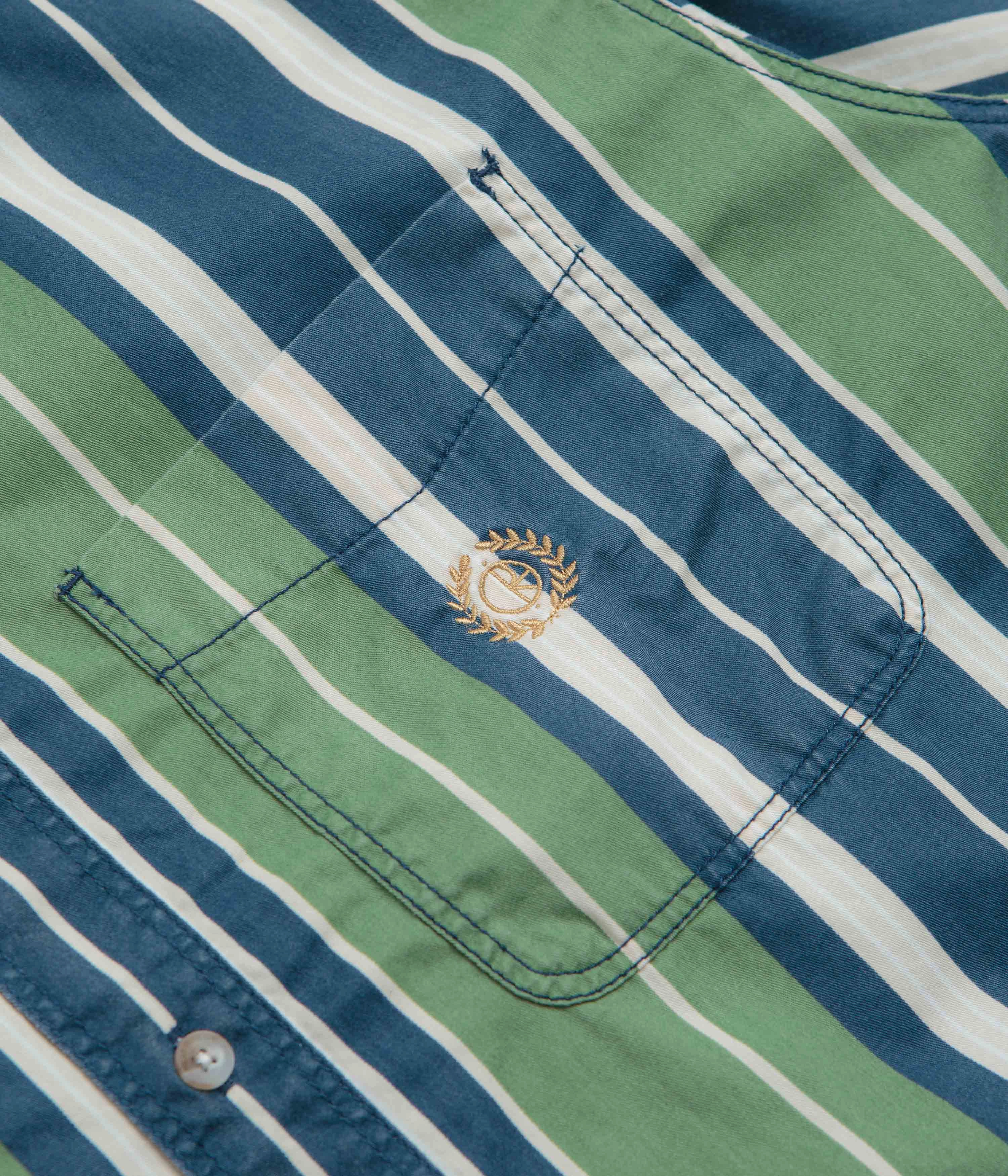 Polar Ted Shirt  - Green / Blue Sophisticated Elegance Weekend Casual