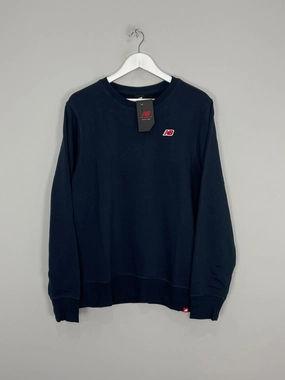 Stylish New Balance *BNWT* Navy Crew Neck Sweater (Multiple Sizes) Jumper