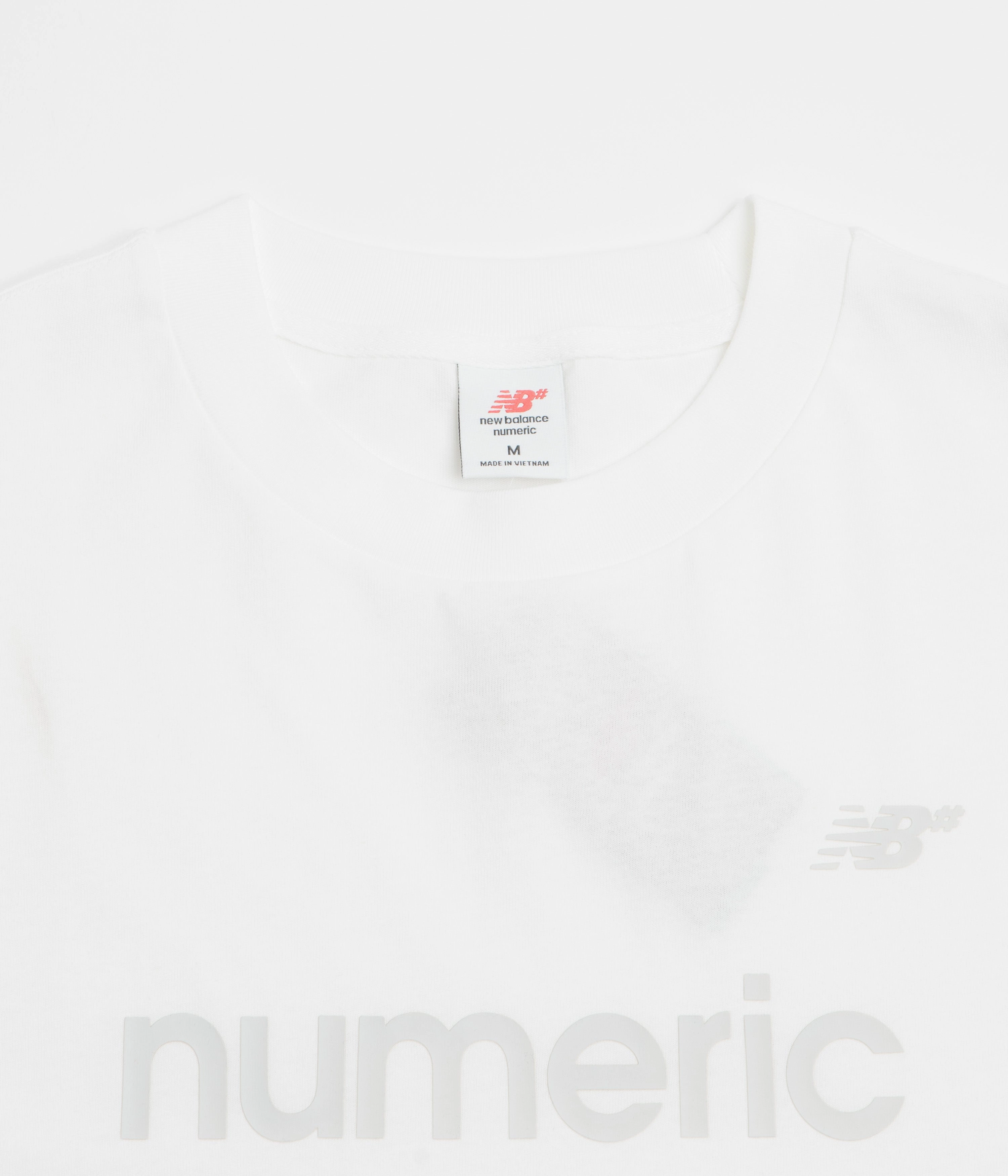 Flattering Cut New Balance Numeric T-Shirt - White