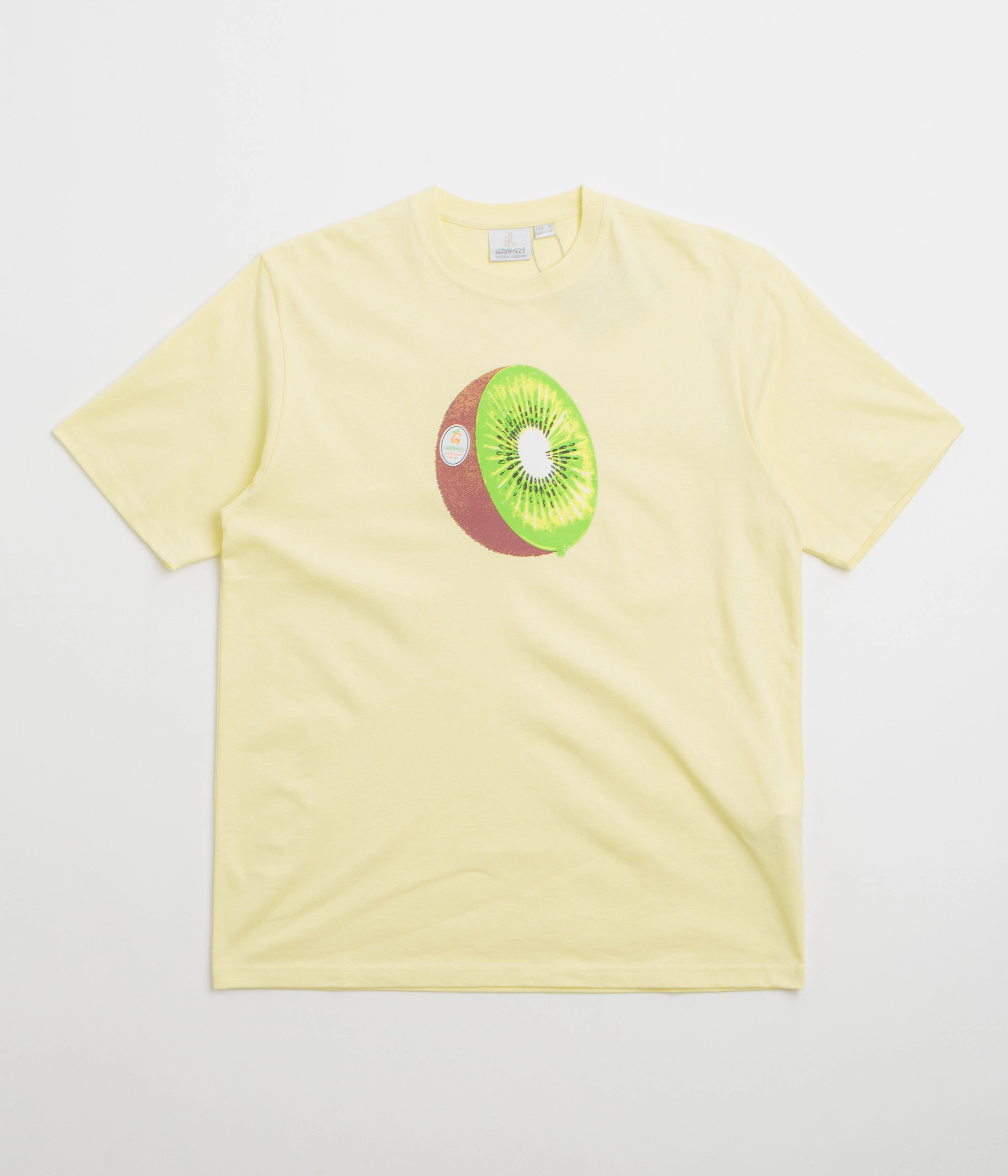 Stylish and Easygoing SlimFit Gramicci Kiwi T-Shirt - Lemon
