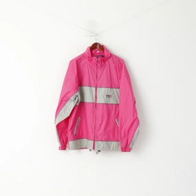 Streetwear Fashion NICO Sportswear Men XL Jacket Pink Nylon Waterproof Extreme 3000mm Zip Up Top