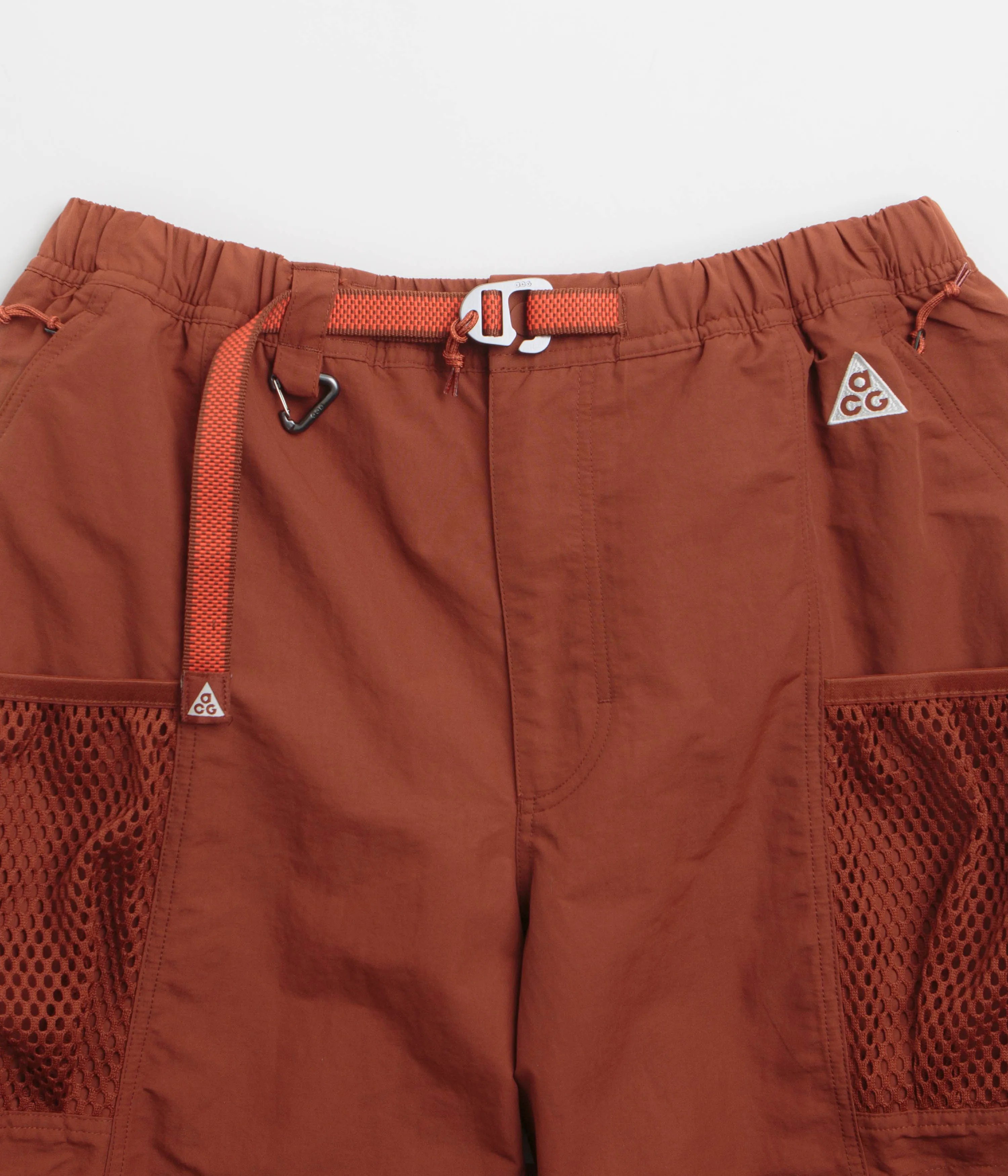 Exclusive item Nike ACG Snowgrass Cargo Shorts - Cinnamon / Picante Red / Summit White