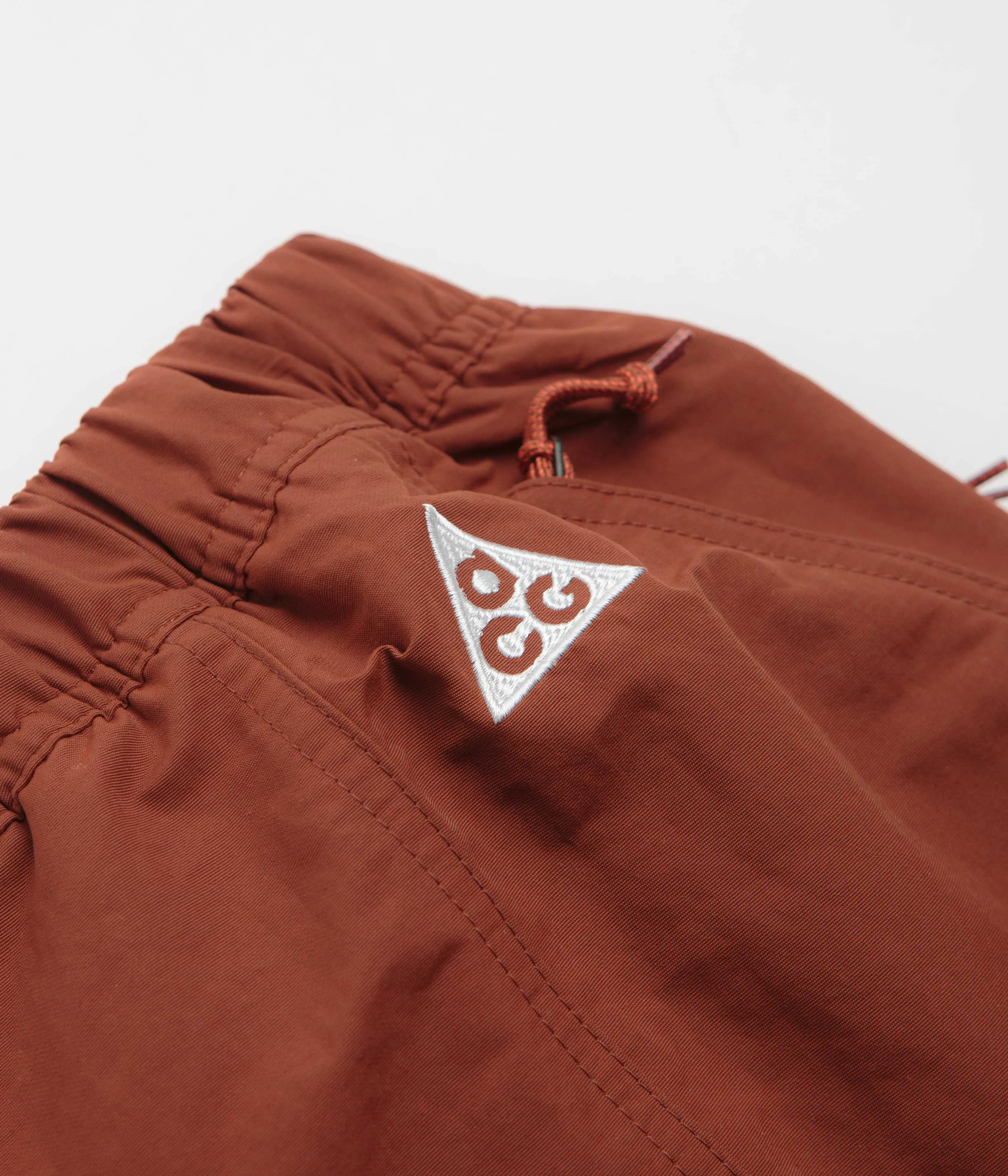 Wear Resistant Fabric Nike ACG Snowgrass Cargo Shorts - Cinnamon / Picante Red / Summit White