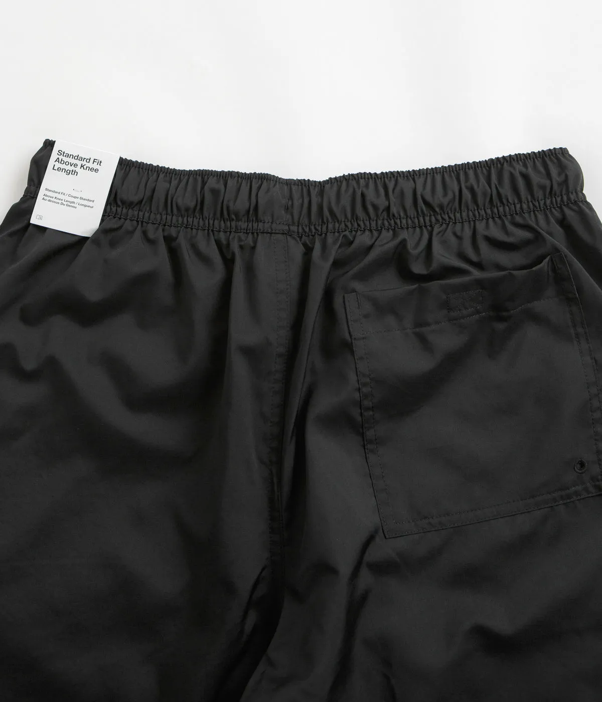 Nike Club Woven Flow Shorts - Black / White Fleece Lining