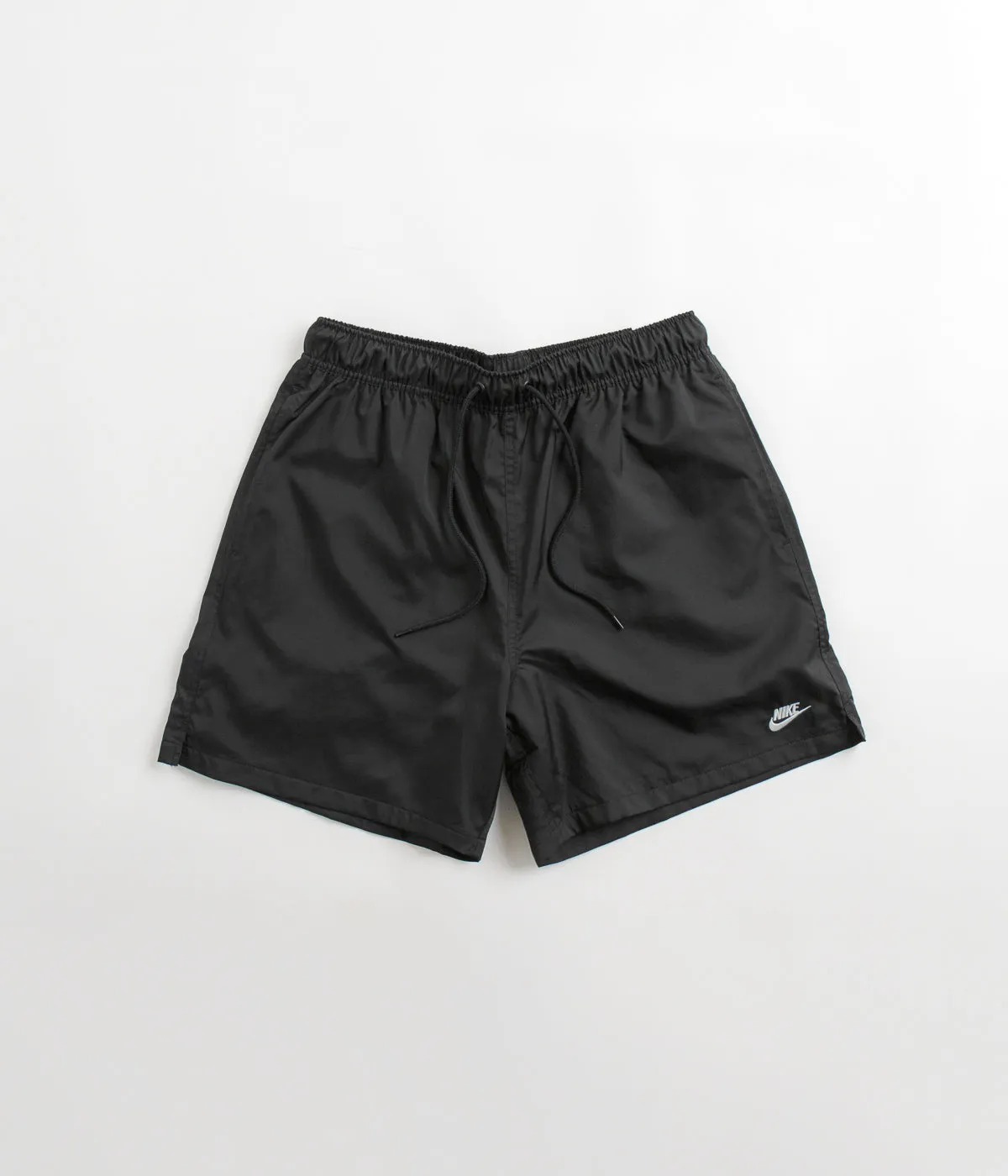 Nike Club Woven Flow Shorts - Black / White Leather shorts