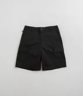 Nike SB Kearny Cargo Shorts - Black Wide-leg cut Rubberized Grip Waistband