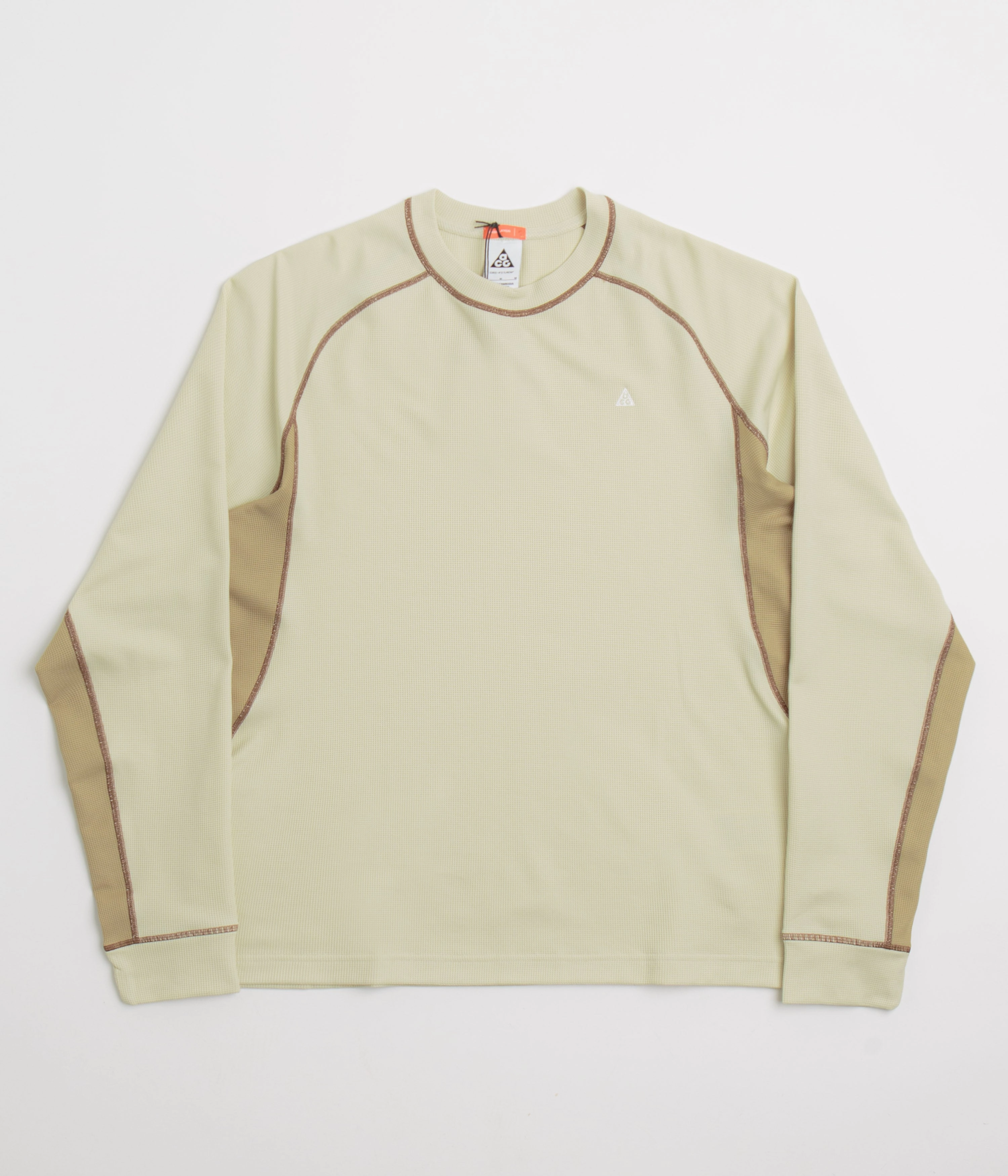 Indoor Comfort Nike ACG Chinati Long Sleeve T-Shirt - Light Khaki / Parachute Beige / Summit White
