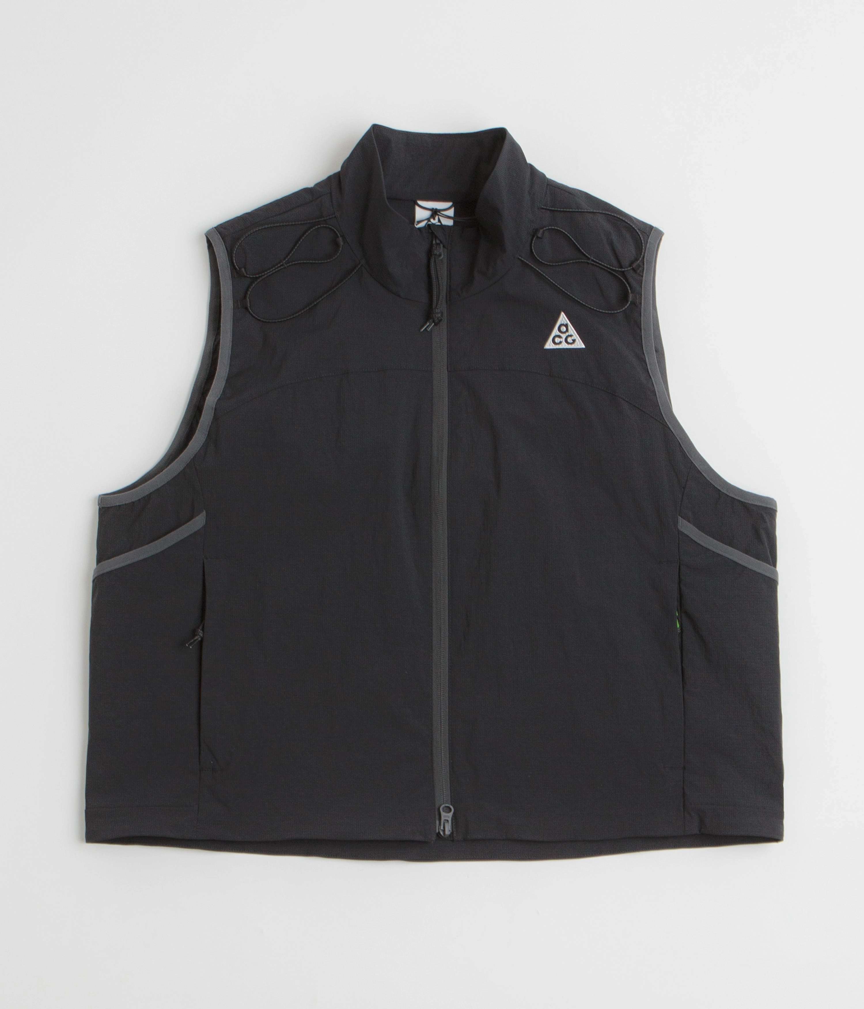 Elastic Cuff Mechanism Stylish Protection Nike ACG Death Bloom Vest - Black / Anthracite / Summit White