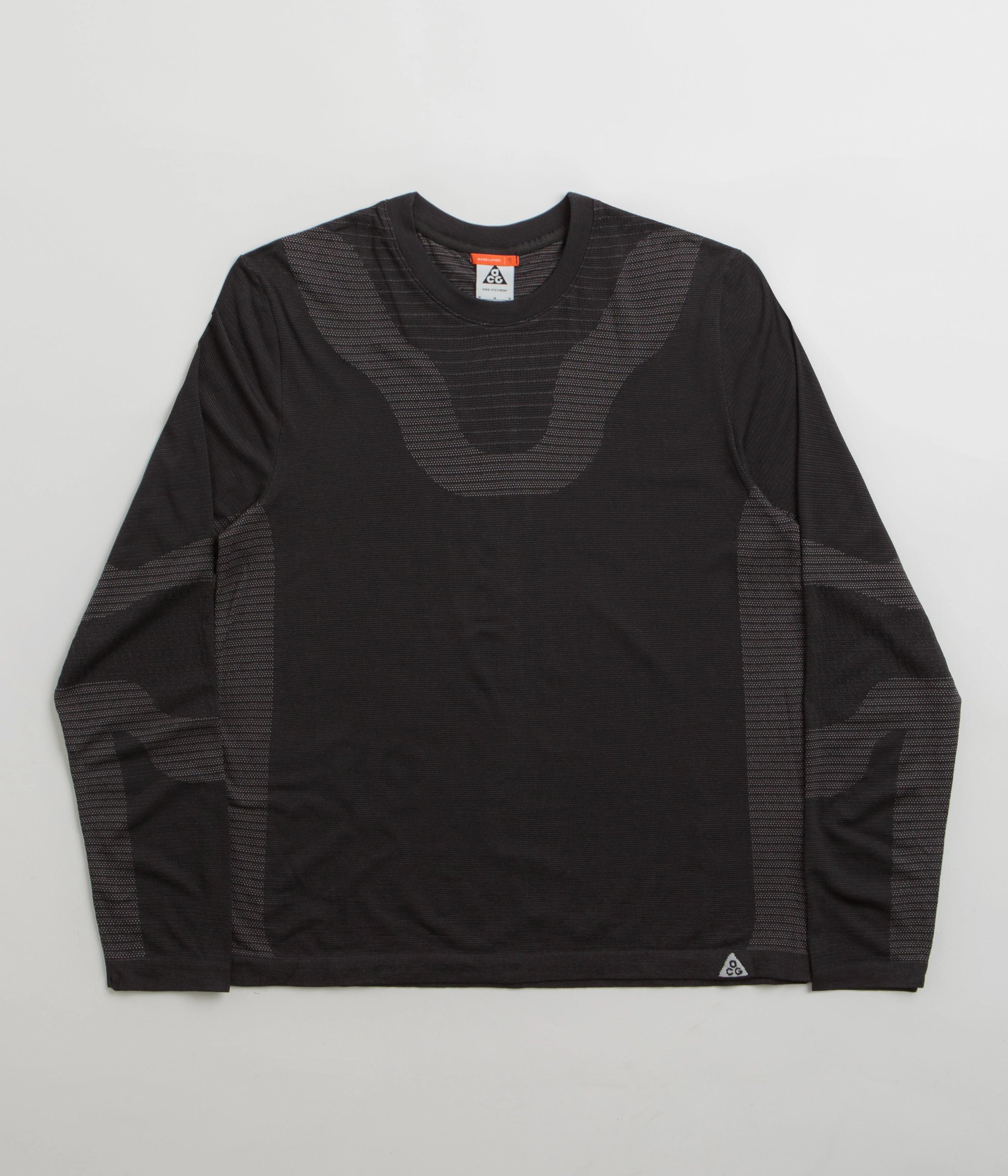 Functional Wear Nike ACG Delta River Long Sleeve T-Shirt - Black / Cool Grey