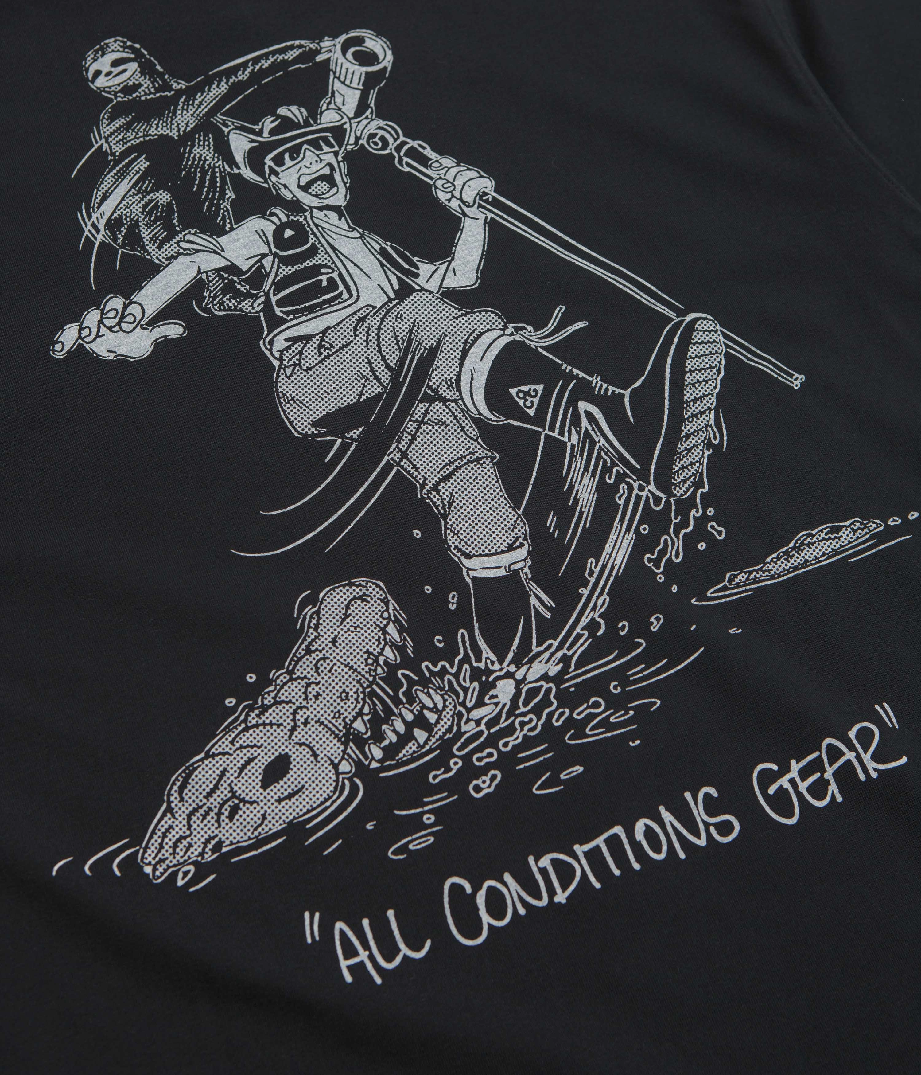 Modern Comfort Style Daily Trend Look Nike ACG Guide T-Shirt - Black