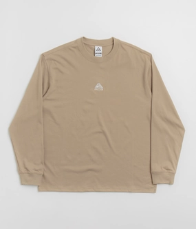 Light Breeze Sporty Design Nike ACG Lungs Long Sleeve T-Shirt - Khaki