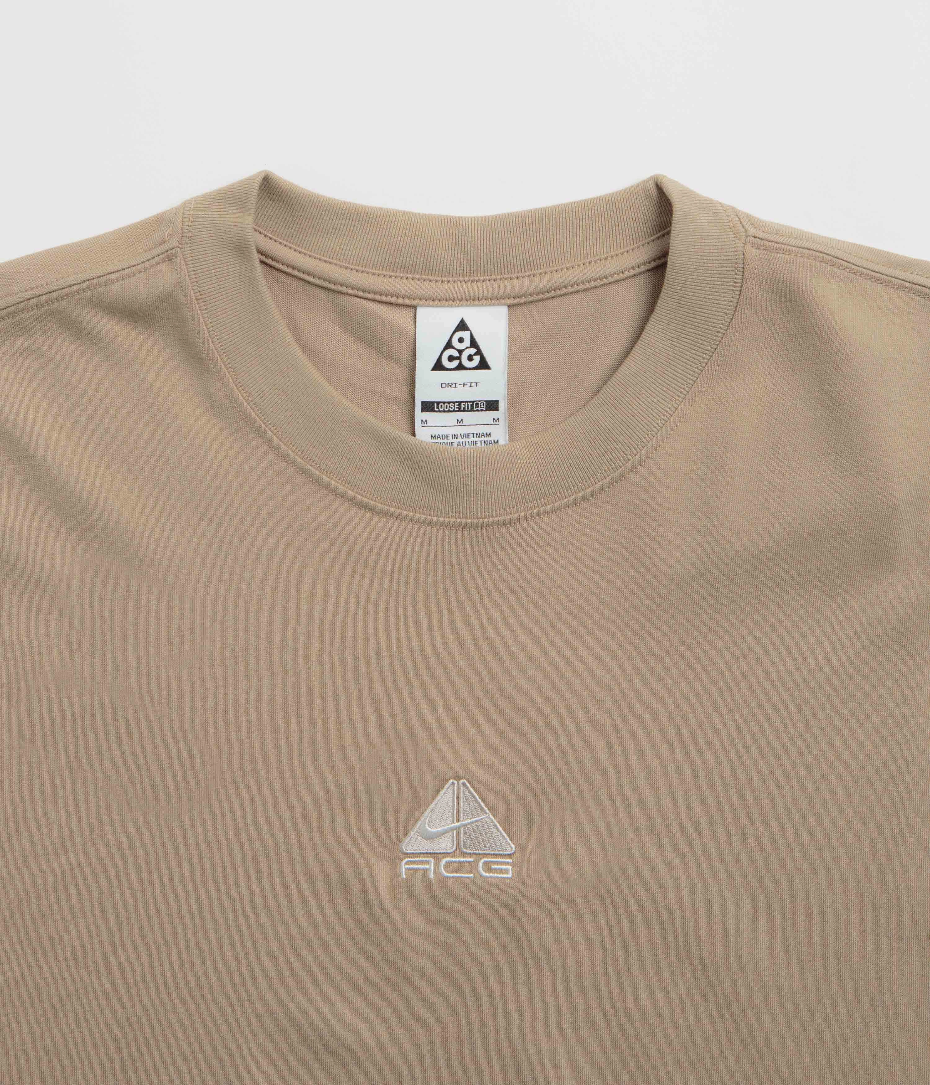 Eco-friendly Nike ACG Lungs Long Sleeve T-Shirt - Khaki