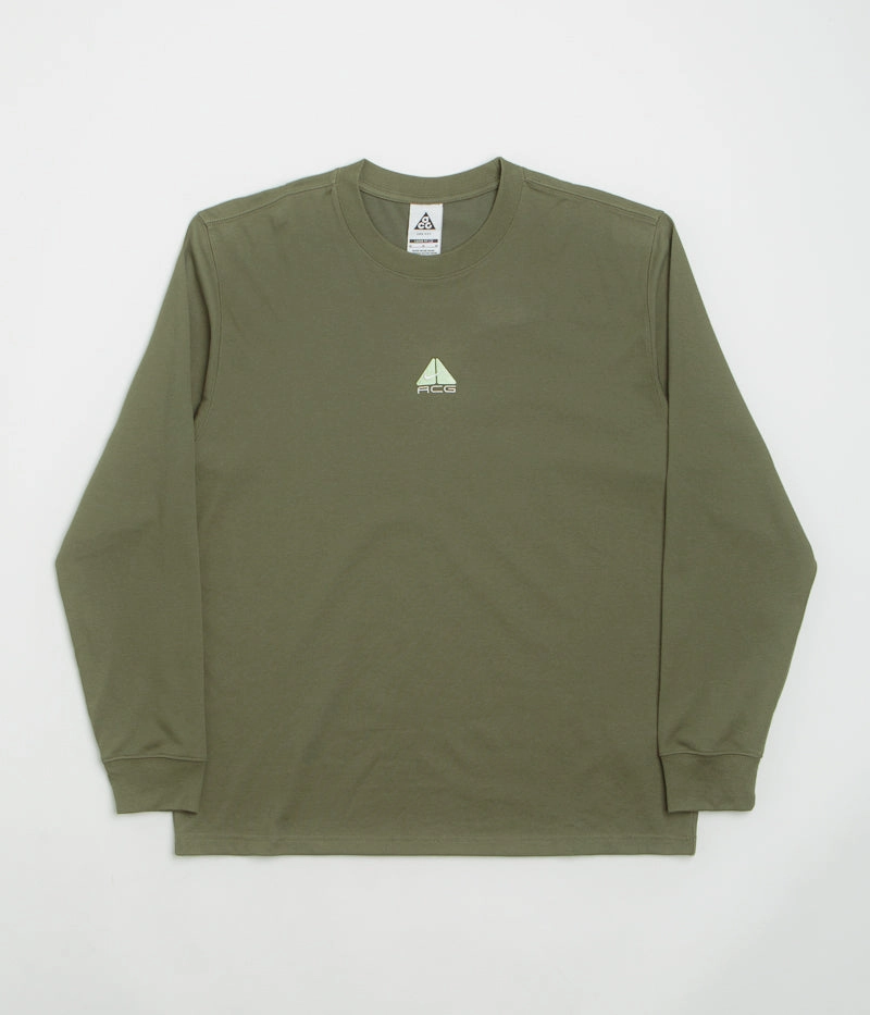 Nike ACG Lungs Long Sleeve T-Shirt - Medium Olive Thermal regulation