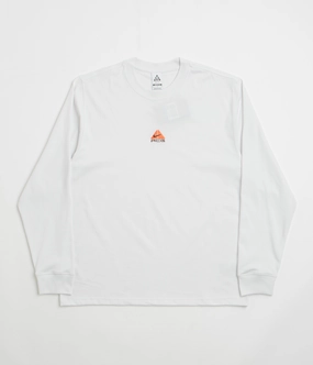 Outdoor Ready Nike ACG Lungs Long Sleeve T-Shirt - Summit White