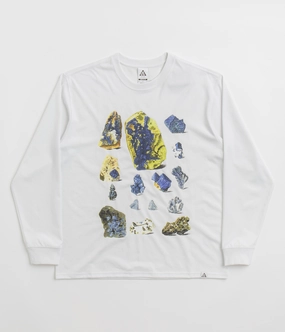 Tear Resistant Knit Weekend Smart Look Nike ACG Minerals Long Sleeve T-Shirt - Summit White