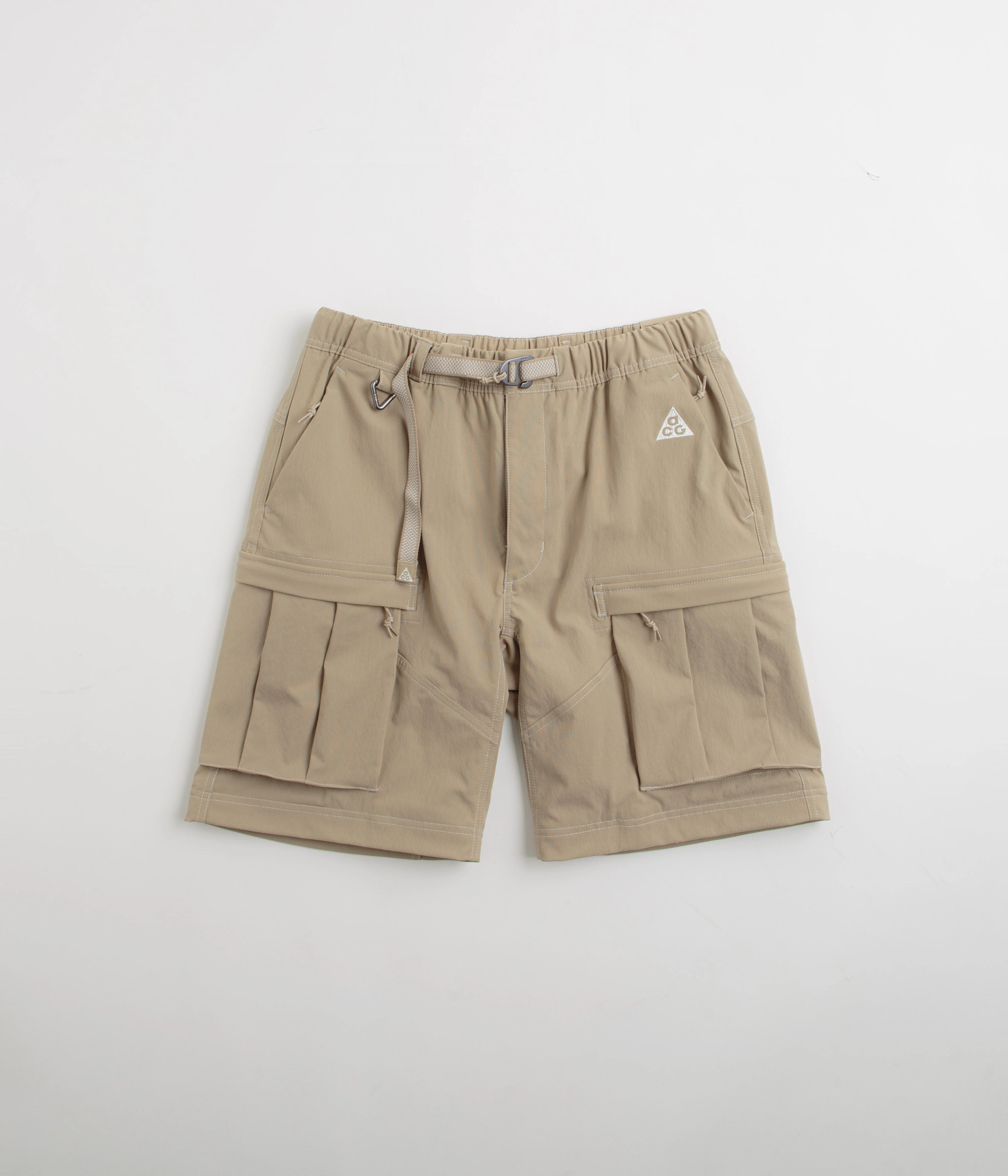 Nike ACG Smith Summit Cargo Pants - Khaki / Light Iron Ore / Summit White Low Profile Fasteners Training Comfort