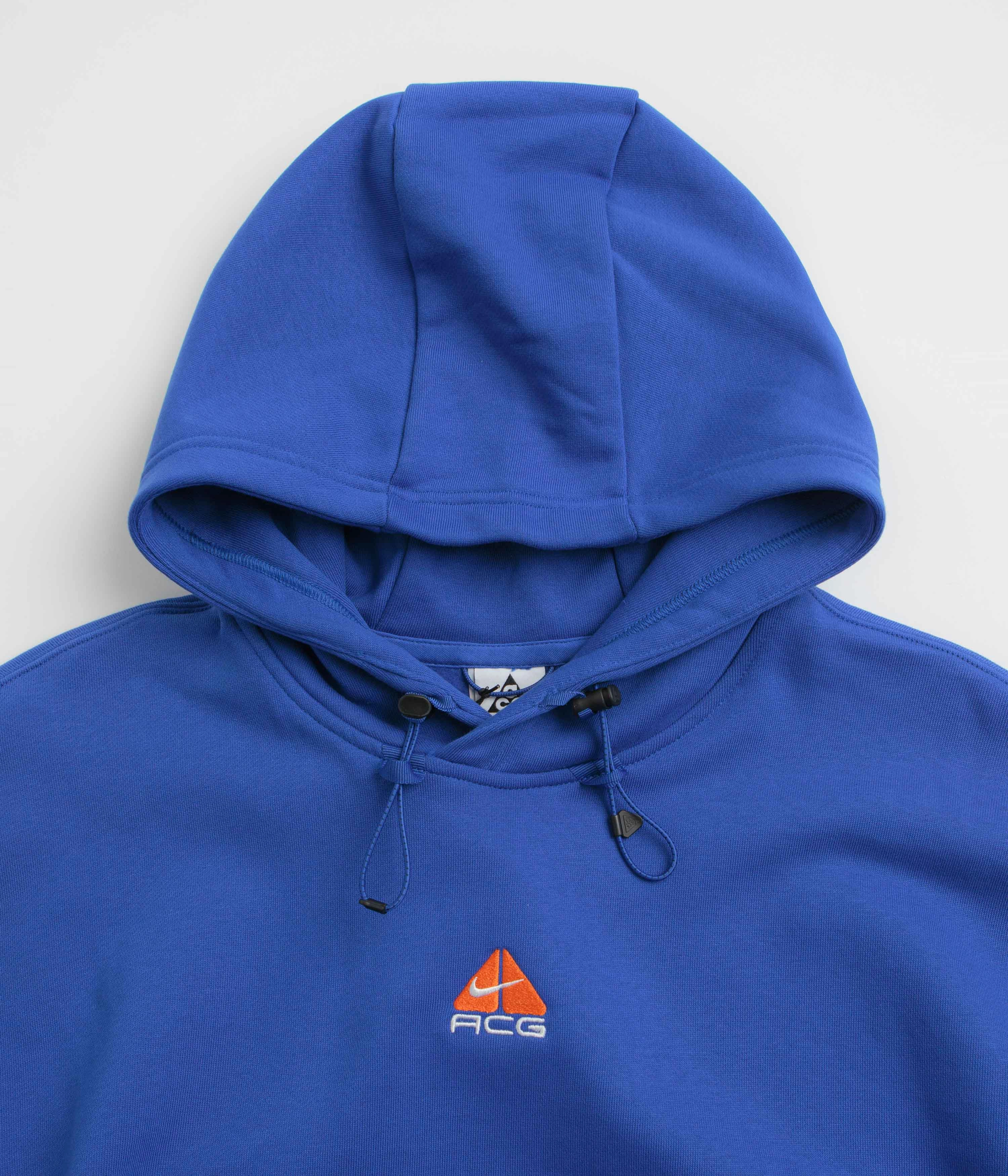 Nike ACG Therma-FIT Fleece Hoodie - Game Royal / Safety Orange / Summit White adult preference