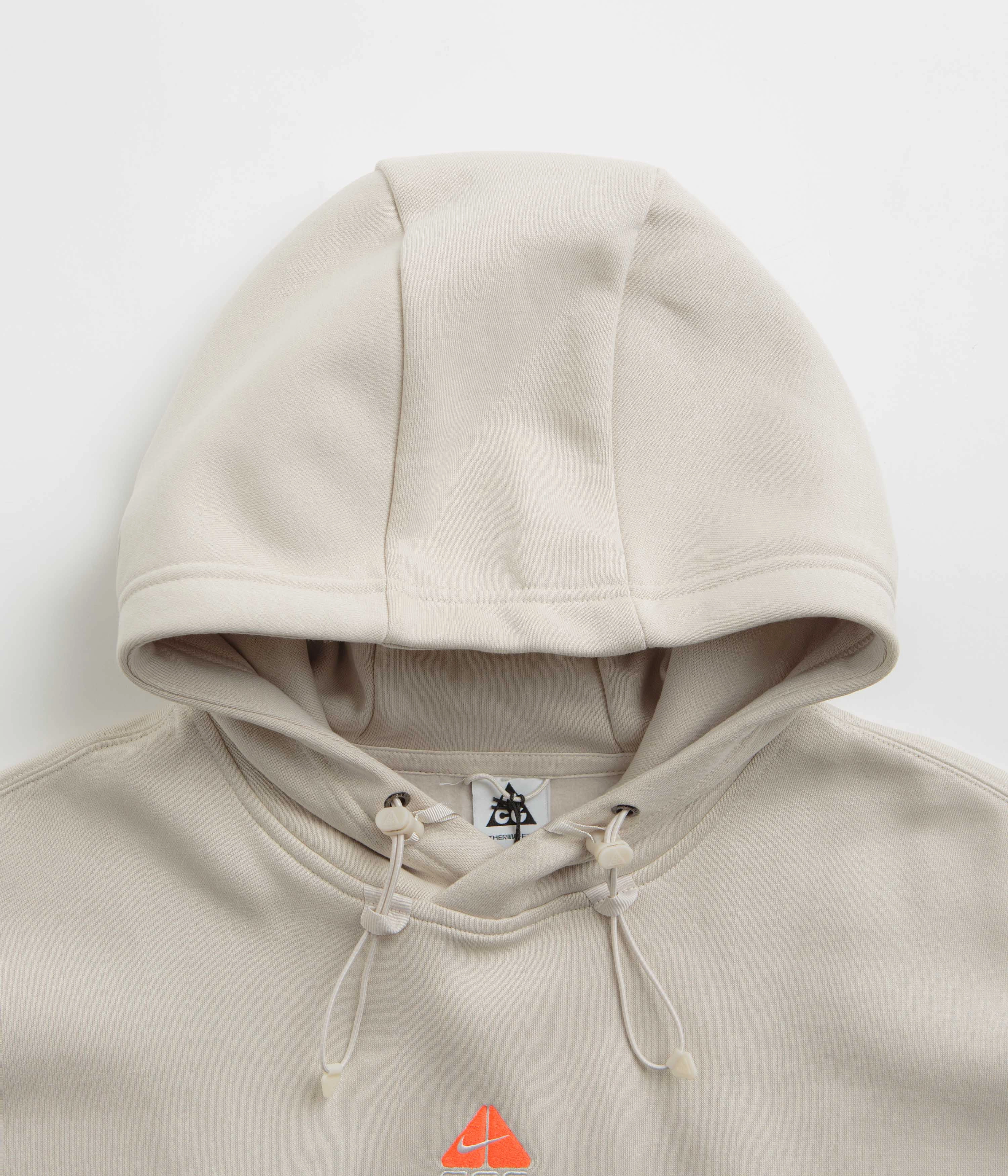 full zip Nike ACG Therma-FIT Fleece Hoodie - Light Orewood Brown / Light Orewood Brown