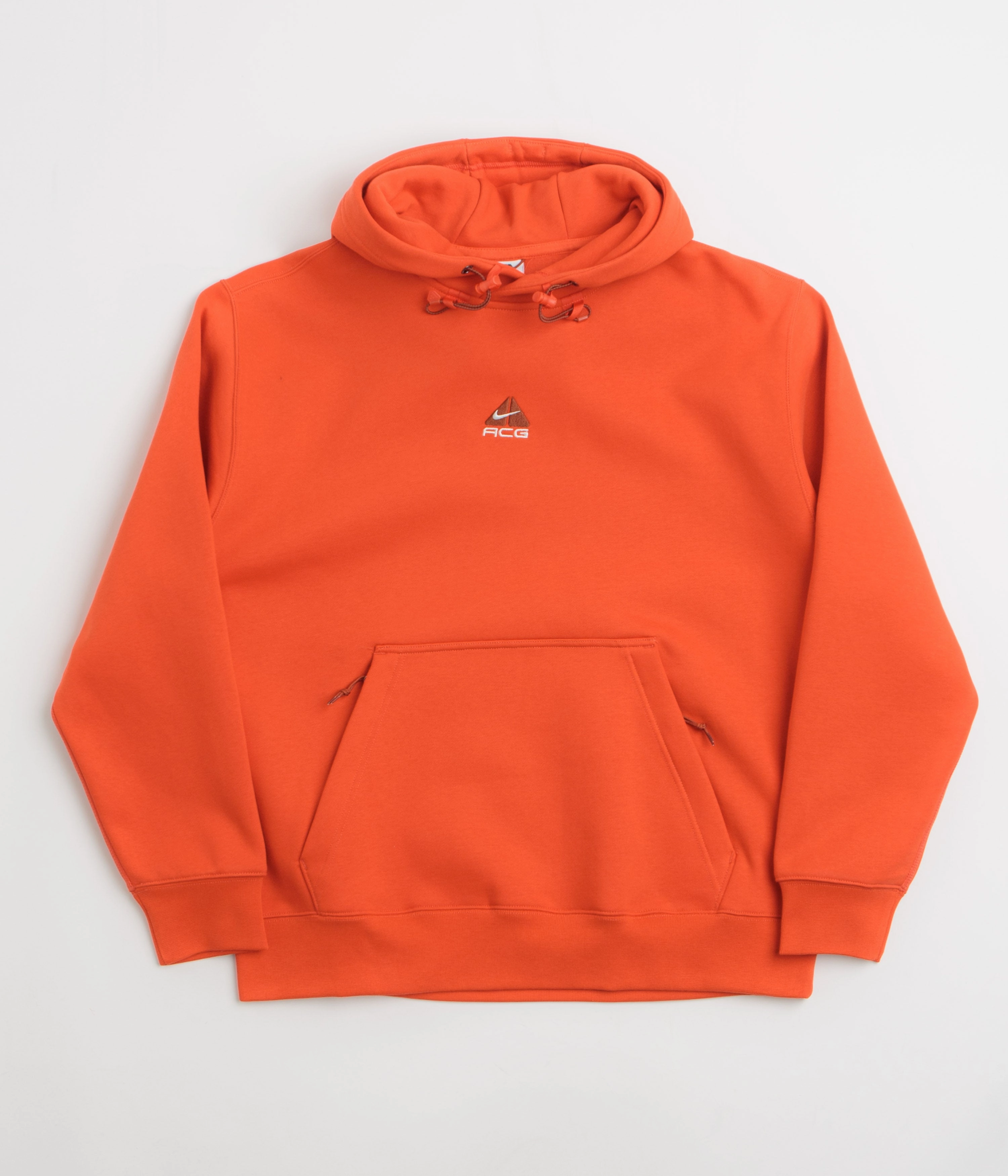 Nike ACG Therma-FIT Fleece Hoodie - Picante Red / Cinnamon / Summit White Warm Street Premium Feel