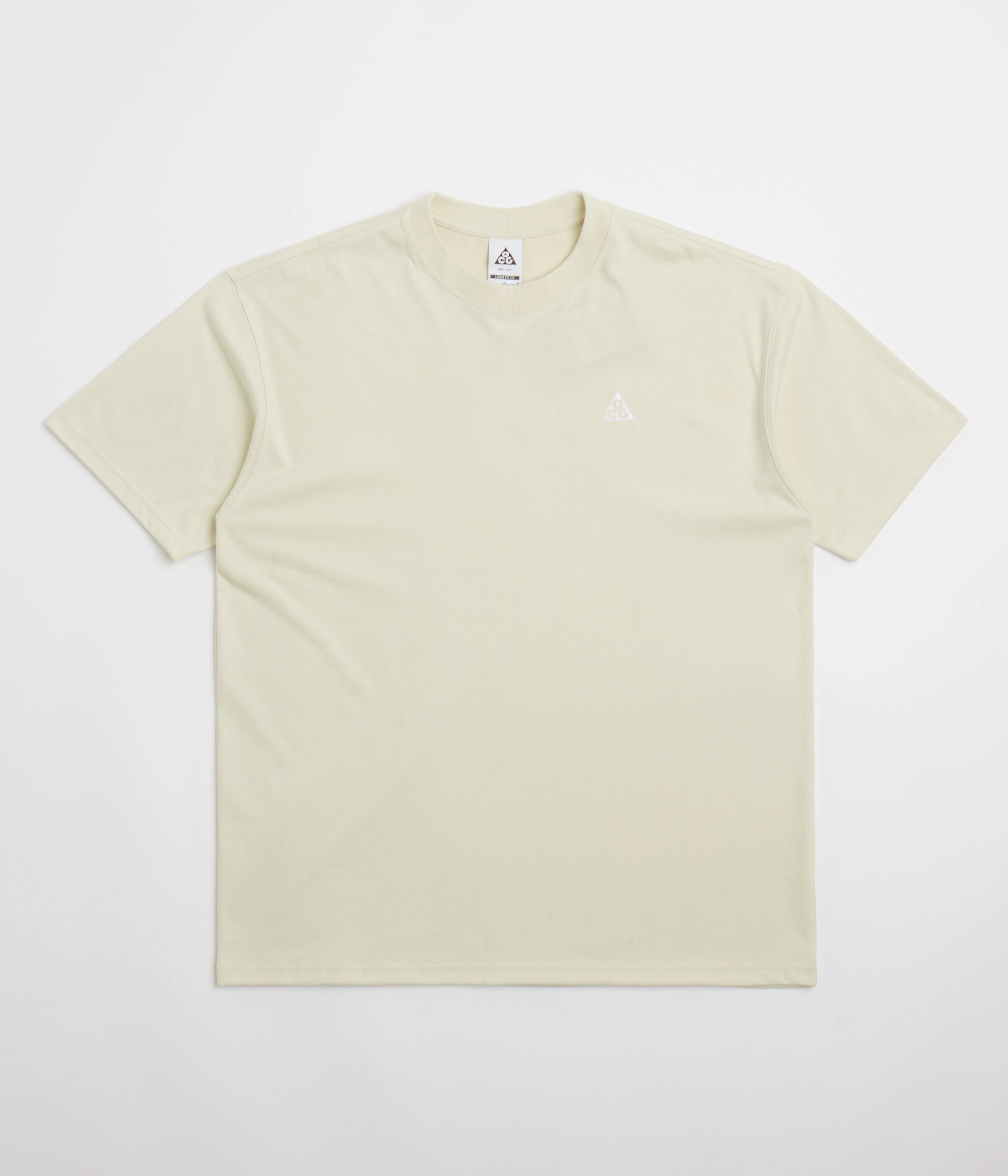 Timeless Comfort Wrinkle Resistant Nike ACG Tri Logo T-Shirt - Light Khaki