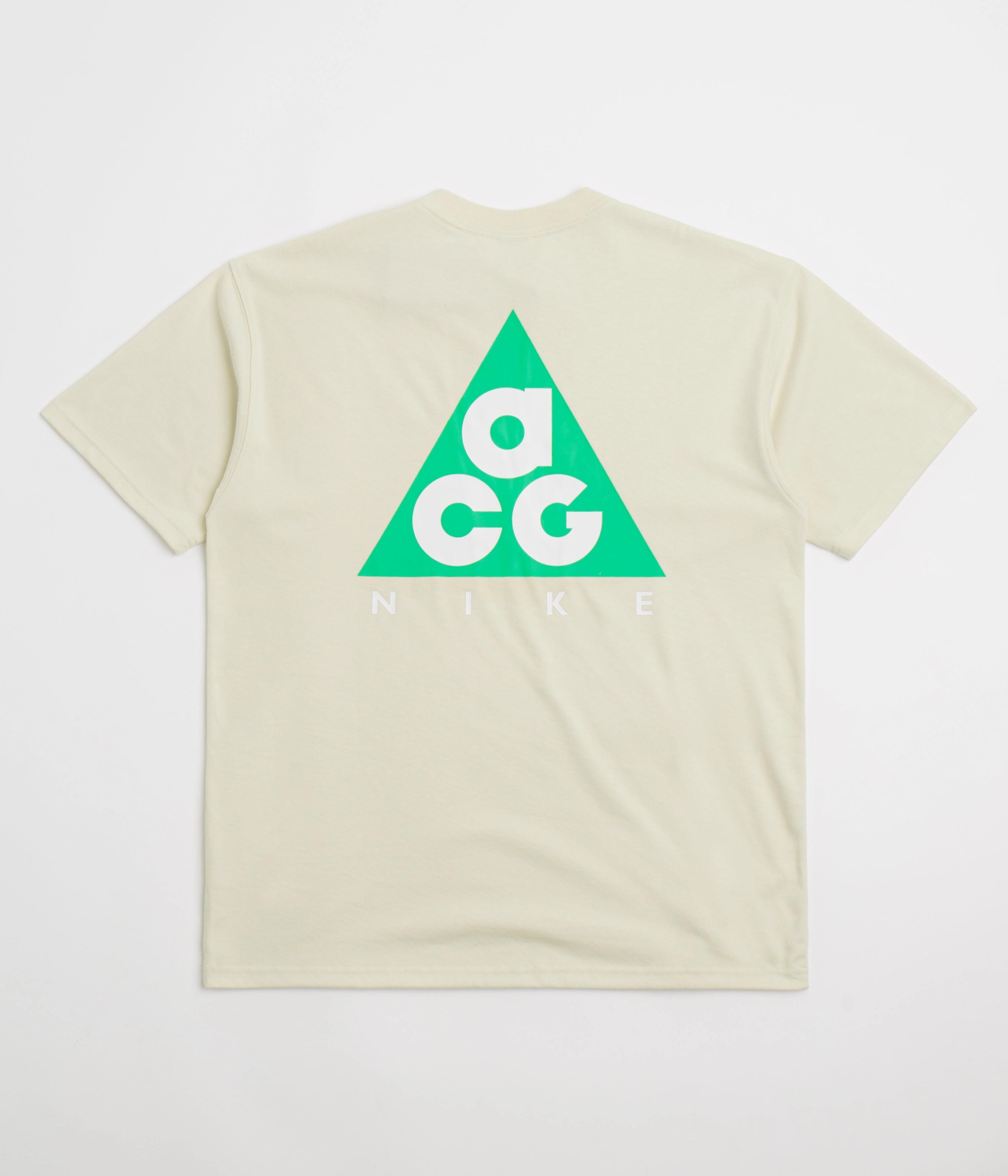 Garment Dyed Technique Nike ACG Tri Logo T-Shirt - Light Khaki