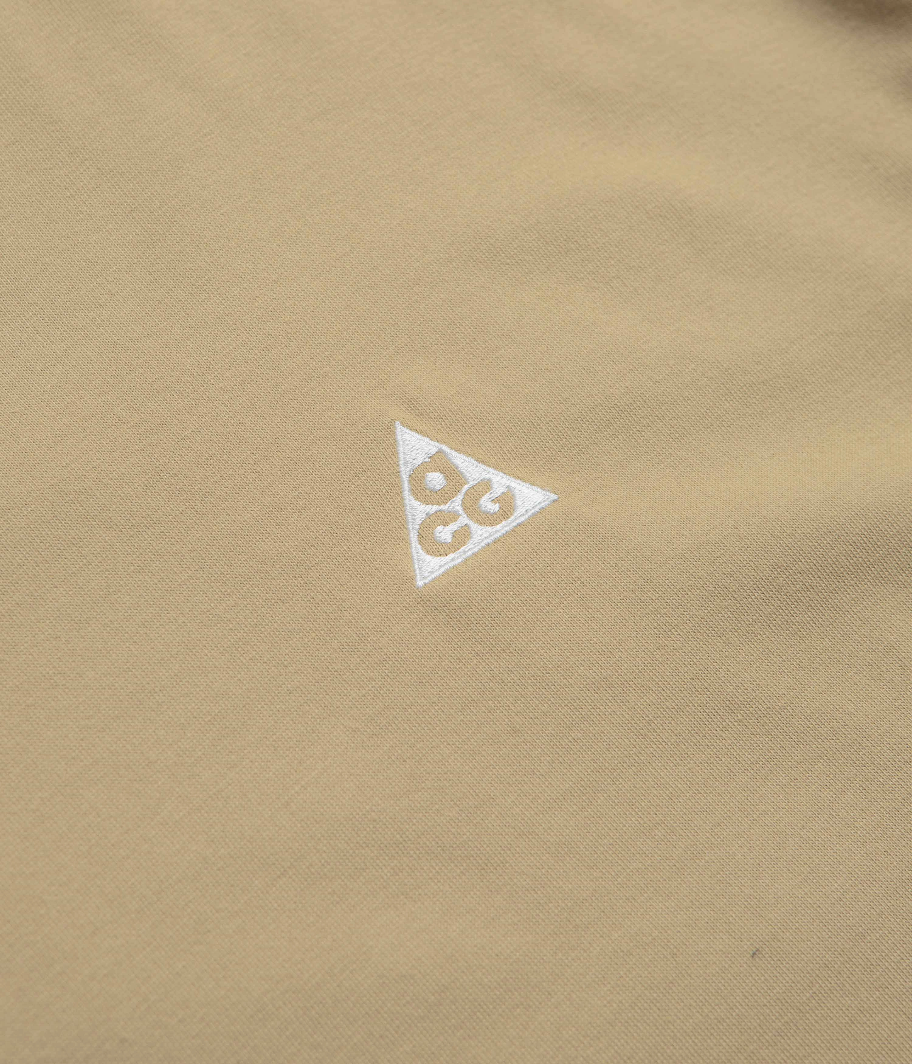 Wrinkle Resistant Texture Active Fashion Nike ACG Tri Logo T-Shirt - Parachute Beige