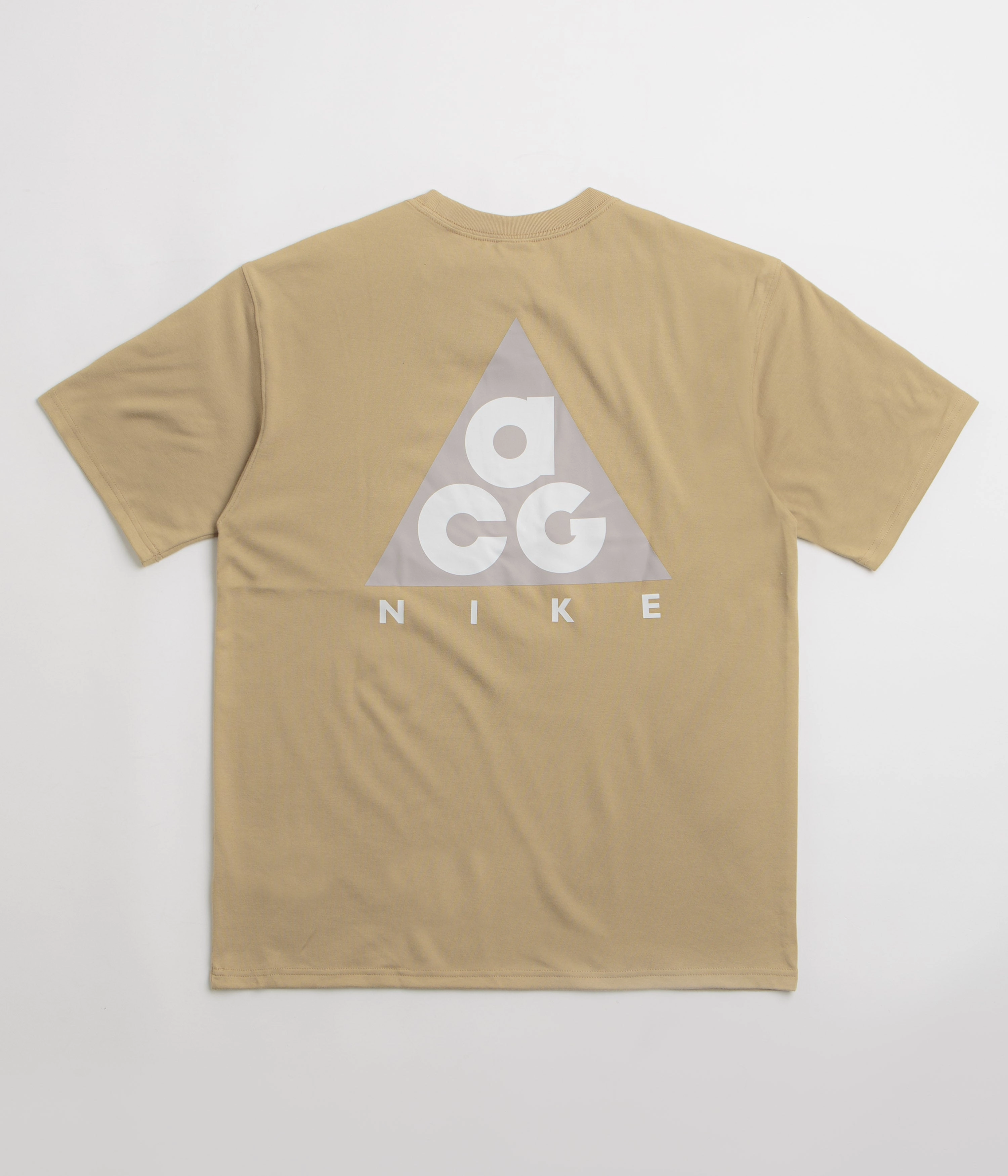 Moisture Management Technology Non Toxic Materials Nike ACG Tri Logo T-Shirt - Parachute Beige
