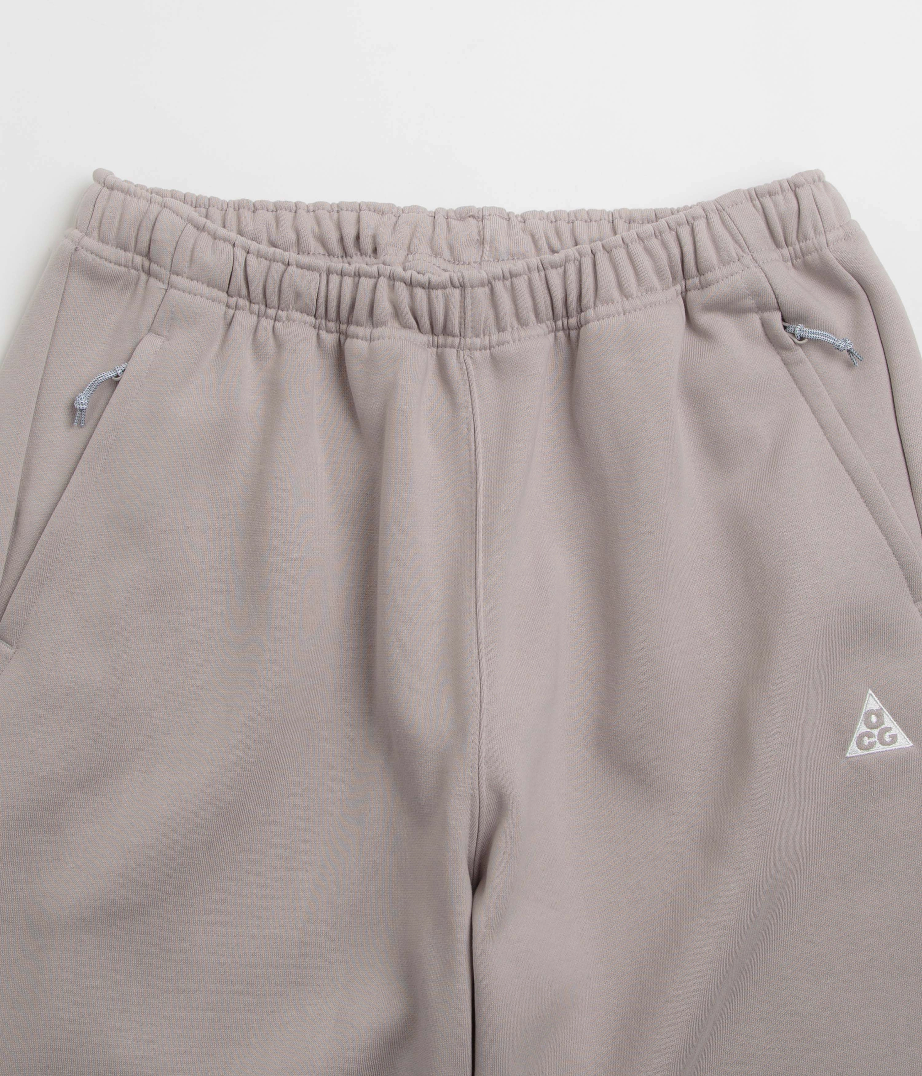 Nike ACG Triangle Fleece Pants - College Grey / Summit White Perfect Comfort Fit Side Pockets