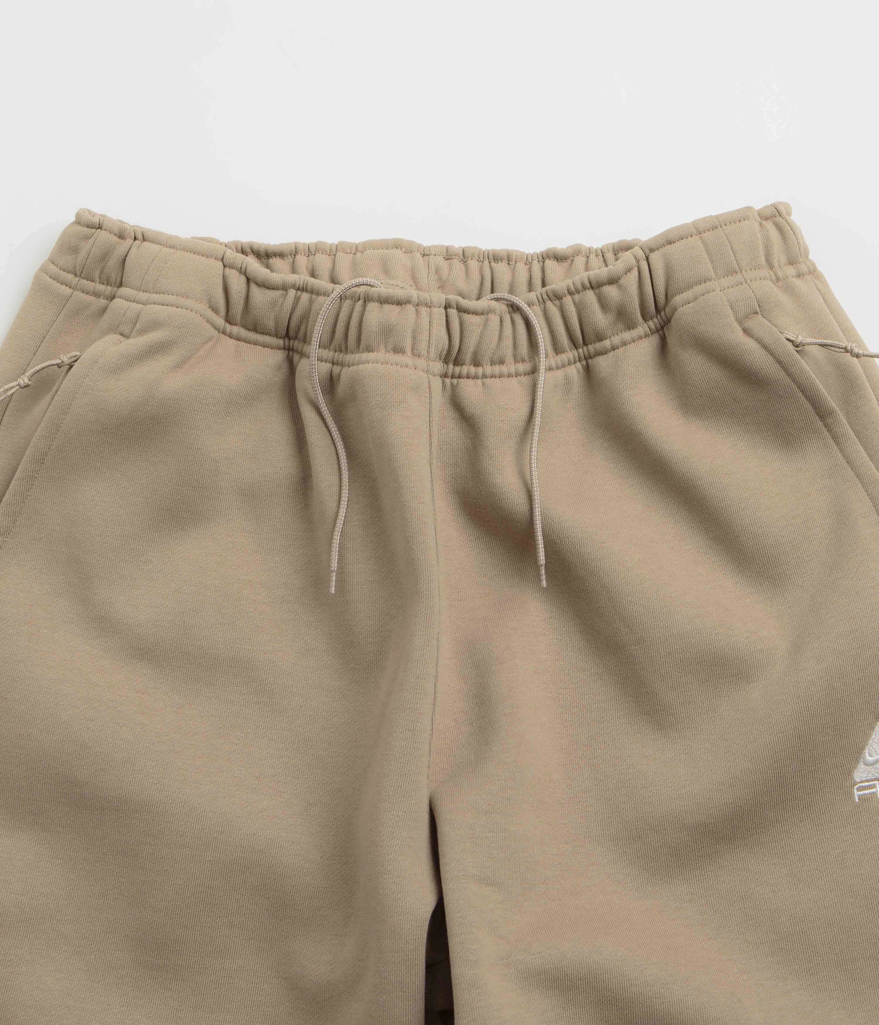 Trendy Waist Nike ACG Tuff Fleece Lungs Pants - Khaki / Light Iron Ore / Summit White