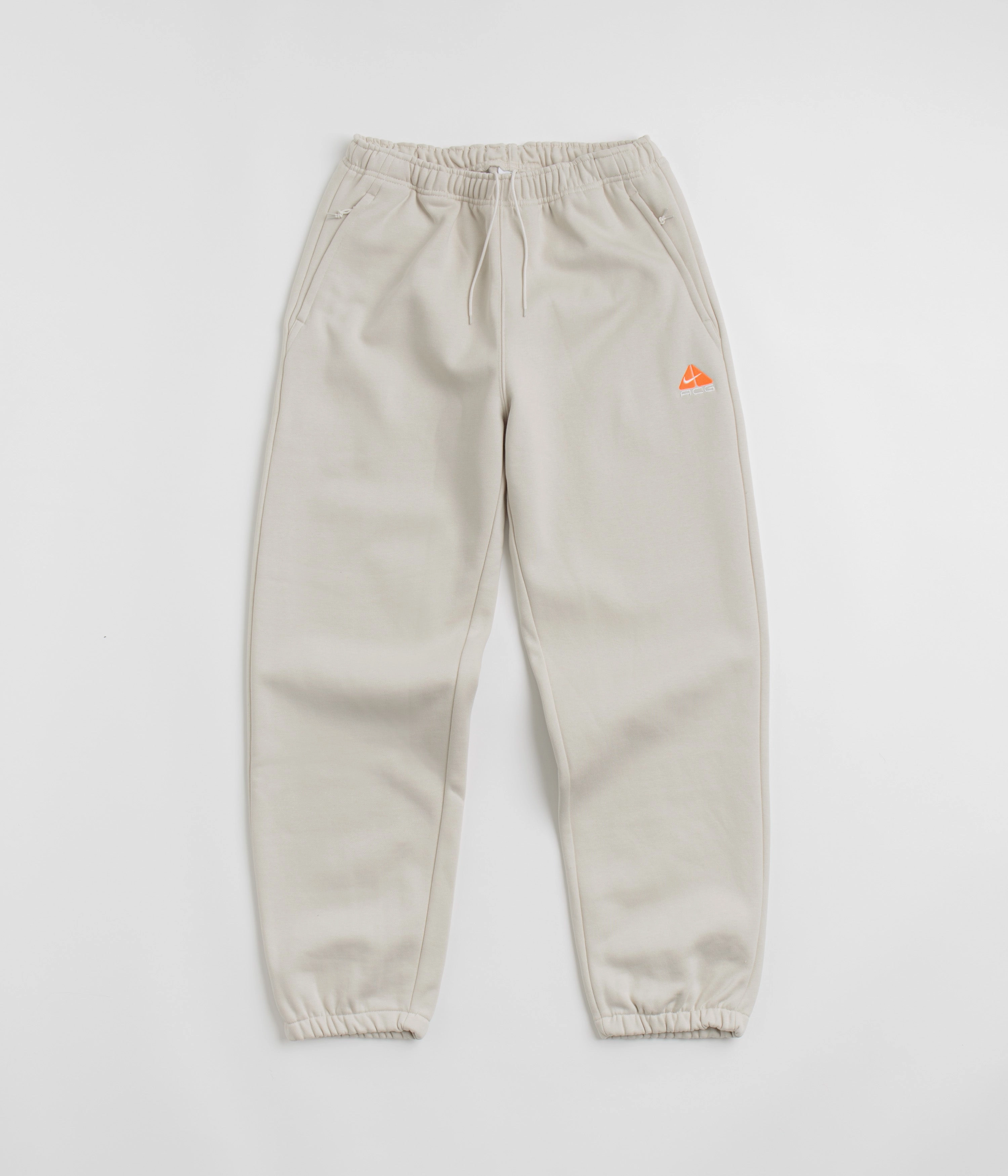Outdoor Ready Modern Style Nike ACG Tuff Fleece Lungs Pants - Light Orewood Brown / Hyper Crimson