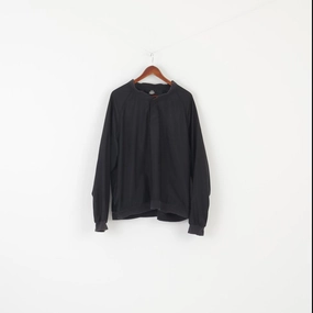 Nike Men XL Jacket Black Sportswear Vintage Activewear Pullover Golf Yop Layered Comfort Adventure Comfort