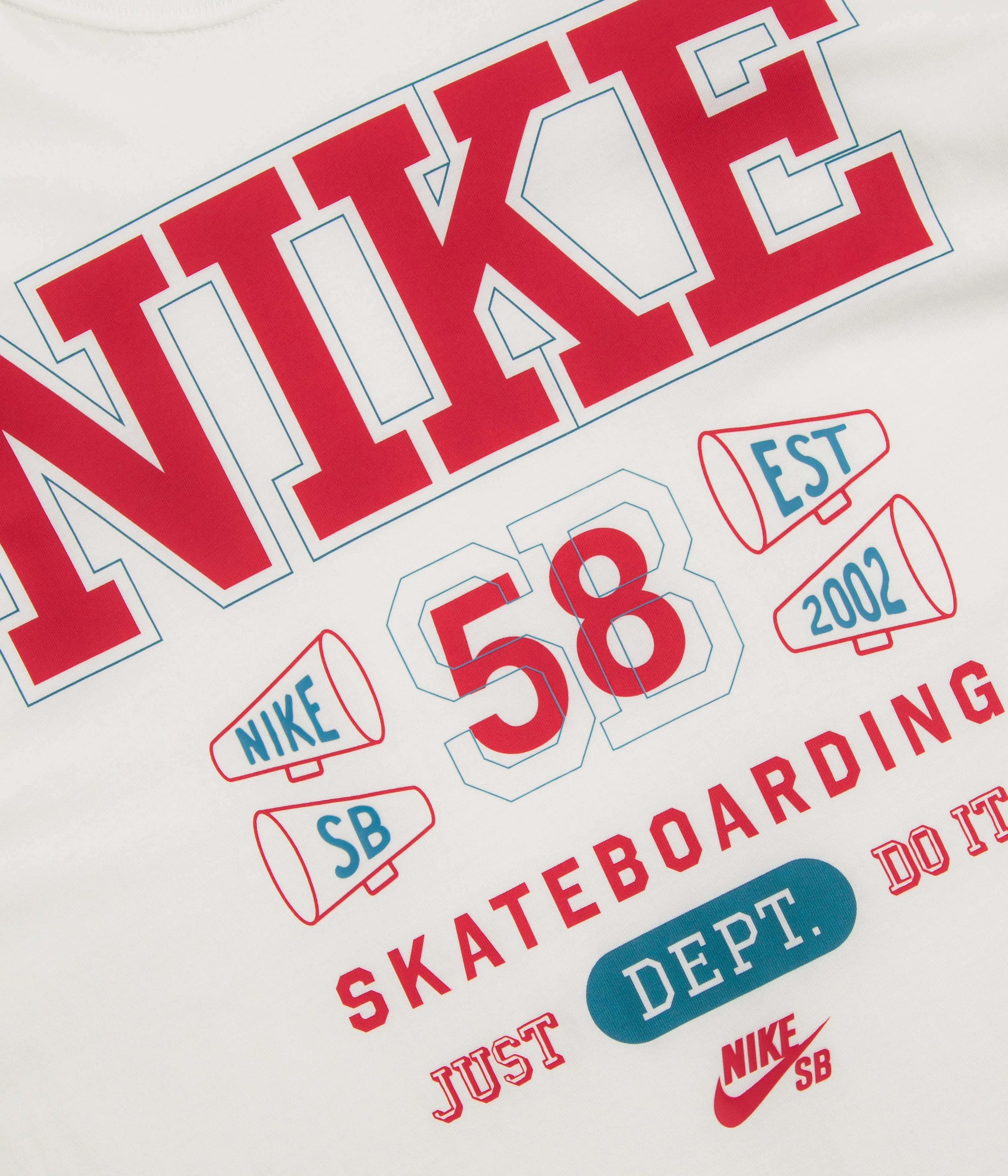 Reinforced Hems Nike SB Athletics T-Shirt - Sail