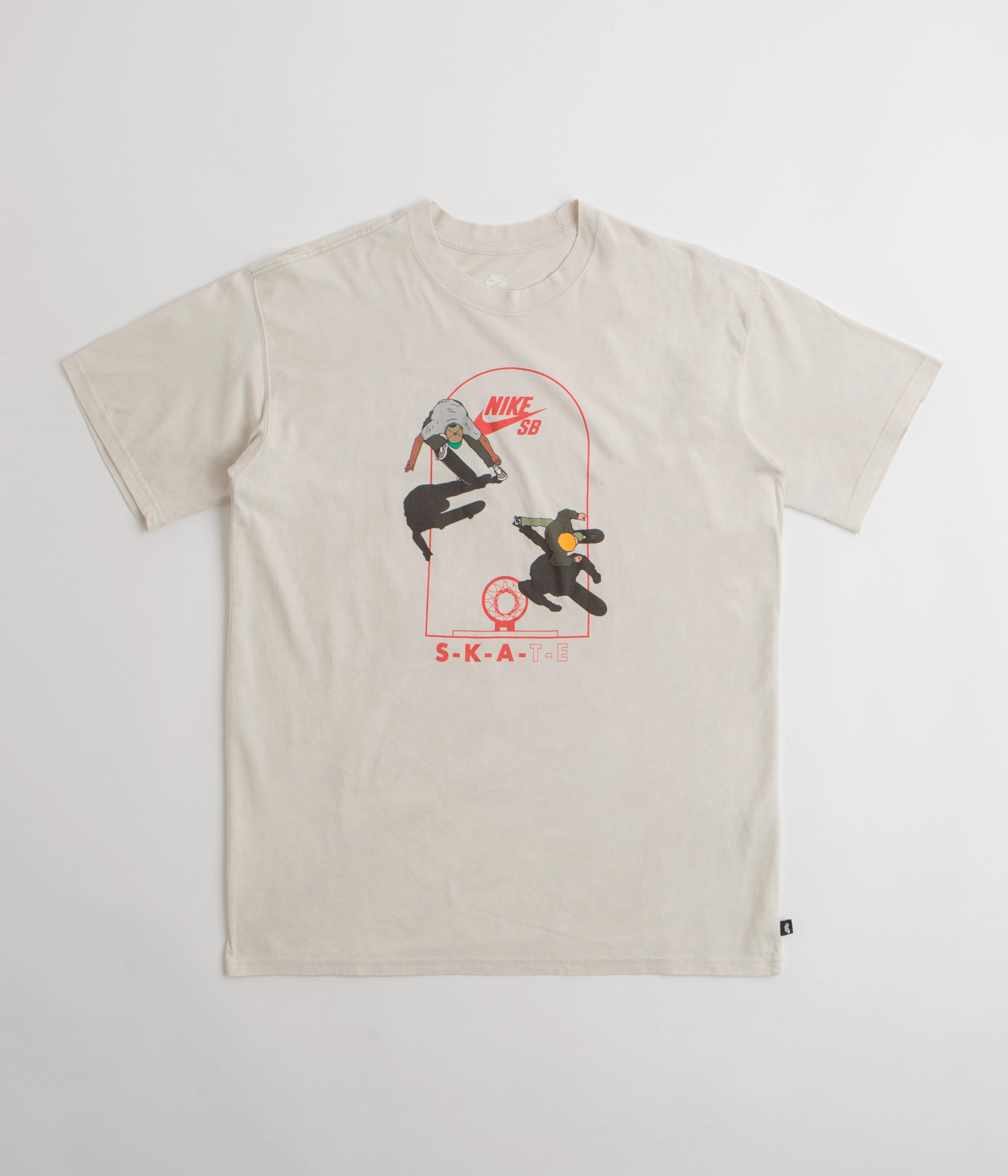 Perfect Wear Nike SB Court T-Shirt - Light Bone