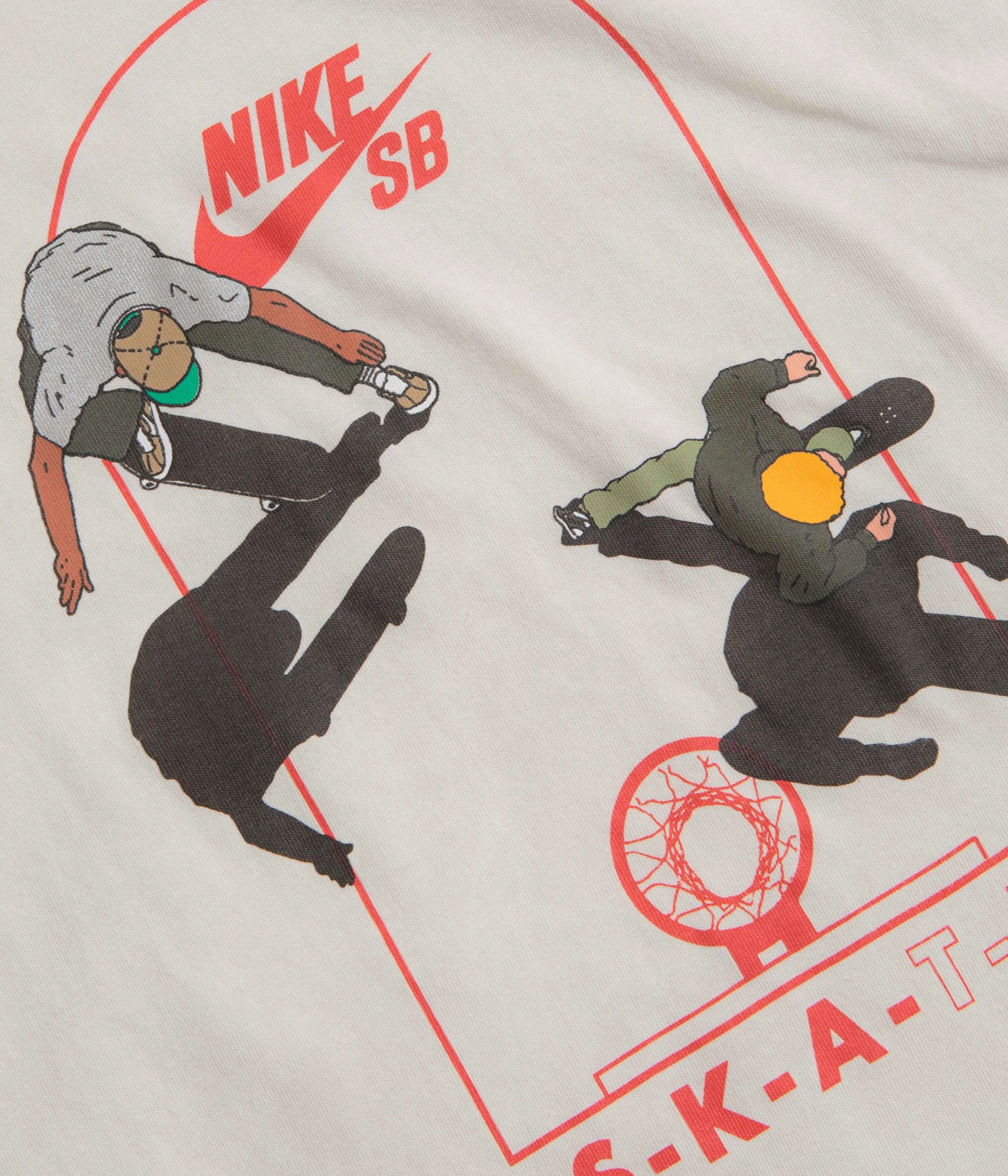 Nike SB Court T-Shirt - Light Bone hypoallergenic material Street Trend Look