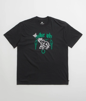 Nike SB Elephant T-Shirt - Black Functional Style