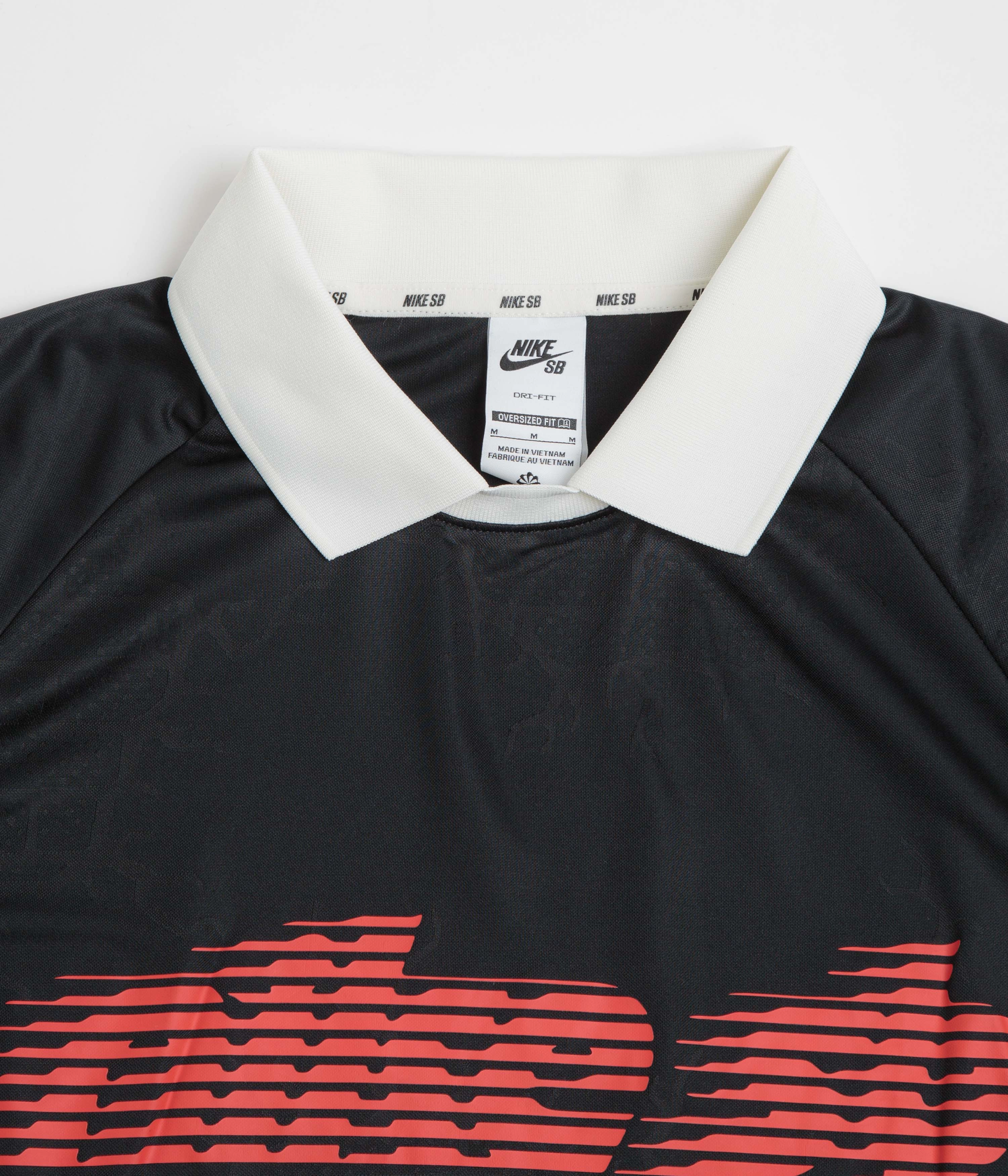 Nike SB Jacquard Jersey - Black / Sail Soft Comfort Wear Casual and cool