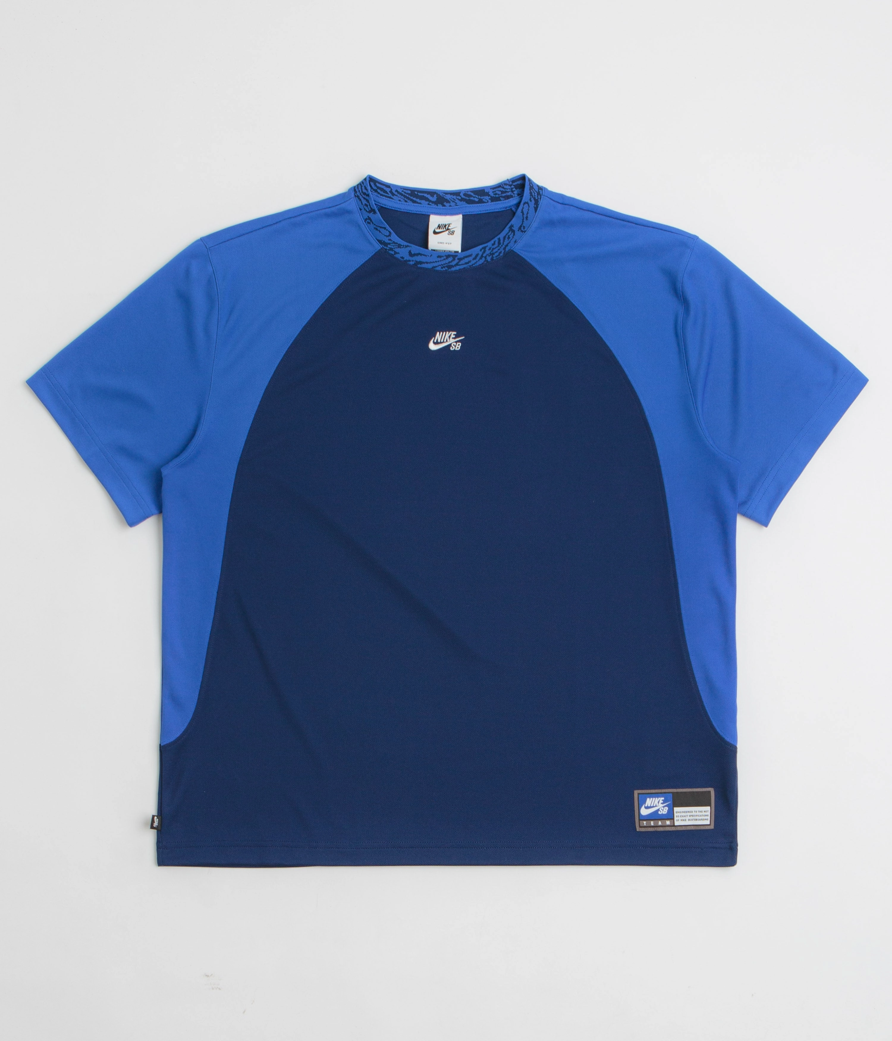 Animal print wildness Nike SB Knit Jersey - Blue Void / Game Royal / White