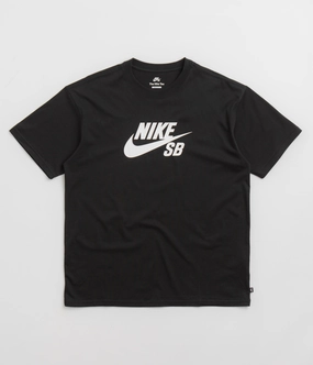 Nike SB Large Logo T-Shirt - Black / White Timeless Layering