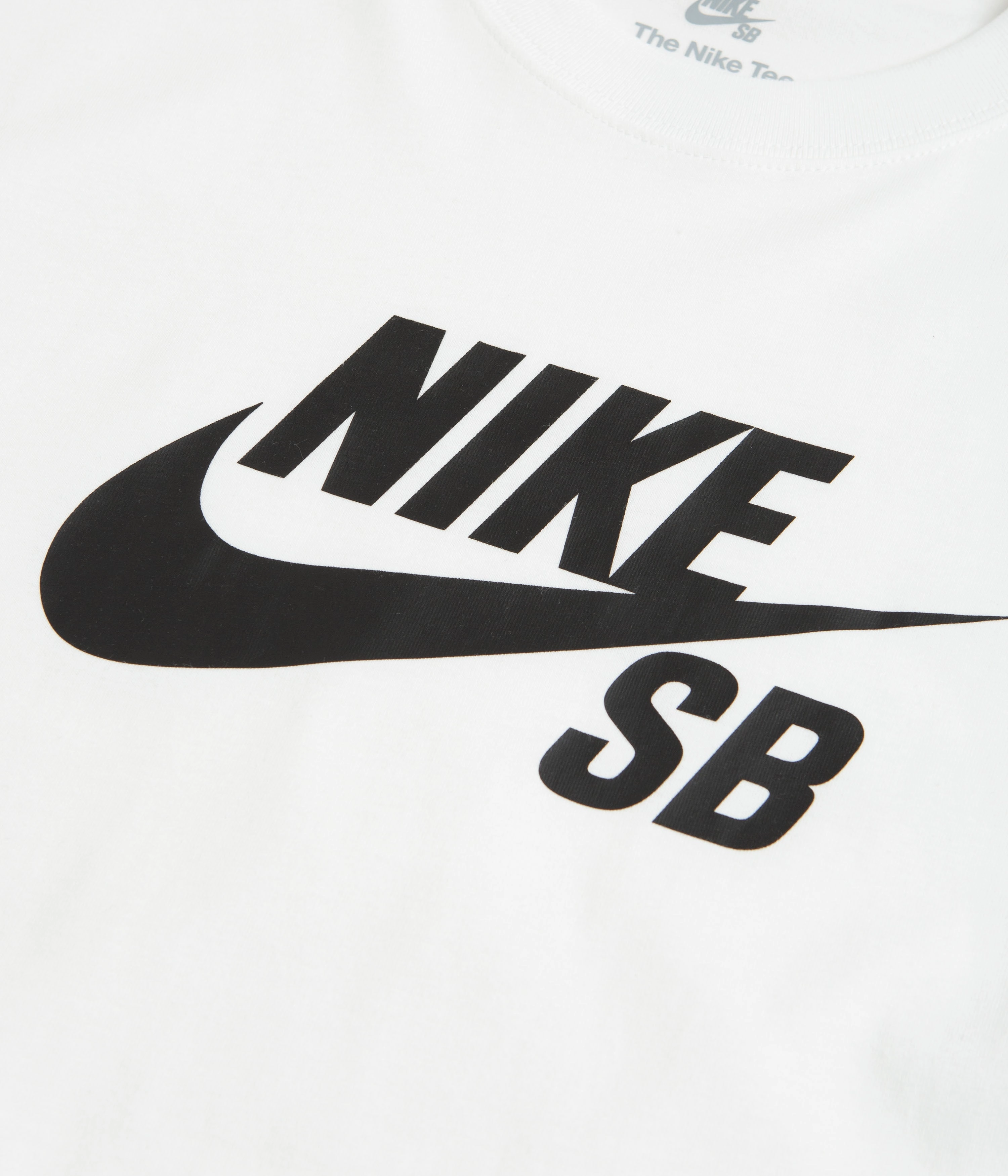 Fit For All Casual Choice Wear Nike SB Large Logo T-Shirt - White / Black