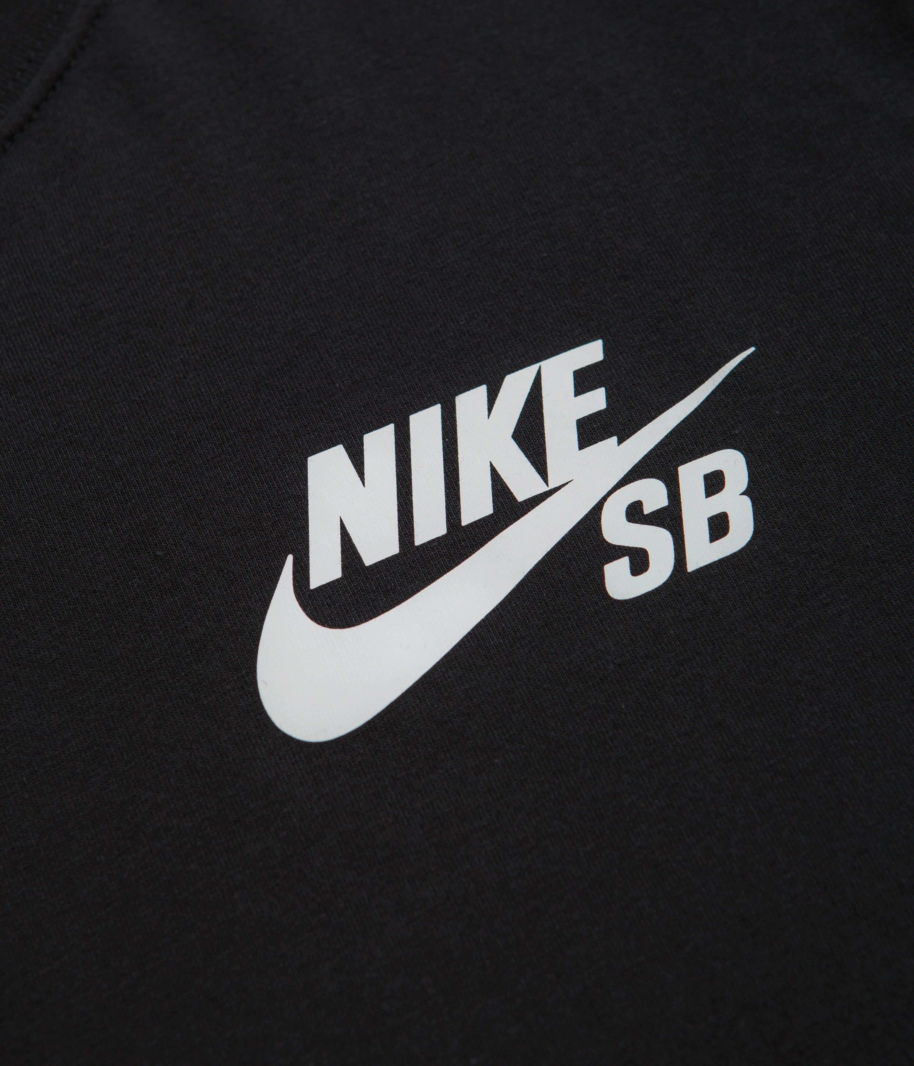 Minimal Trend Nike SB Logo T-Shirt - Black / Black / White