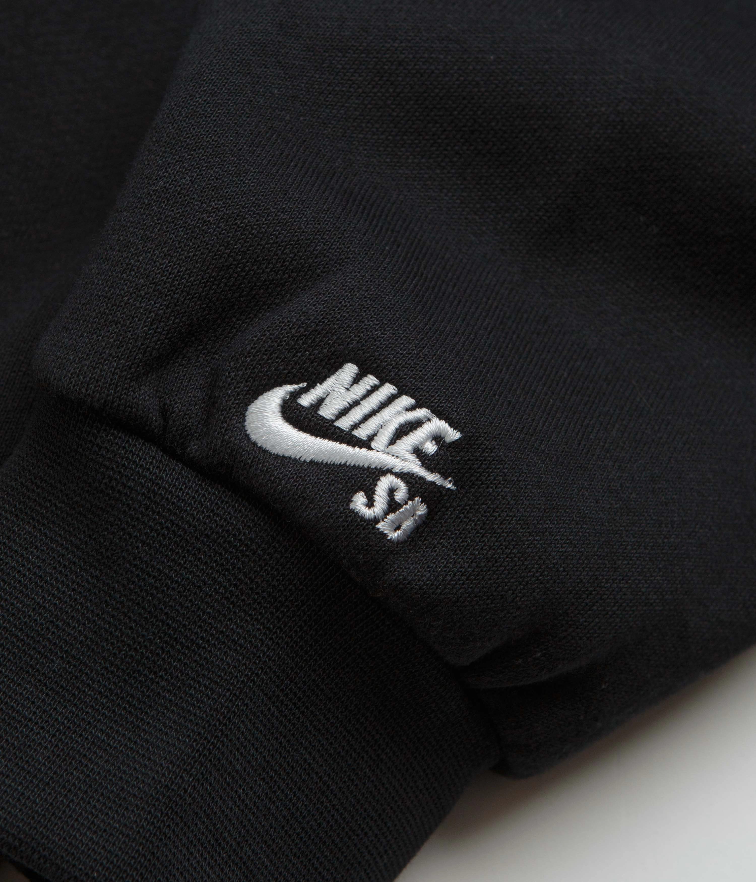Nike SB Snake Hoodie - Black / White skating clothes Freedom of movement