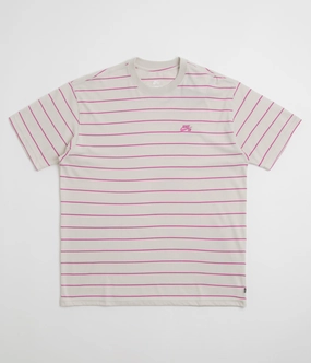 Sleek Layer Nike SB Striped T-Shirt - Light Bone
