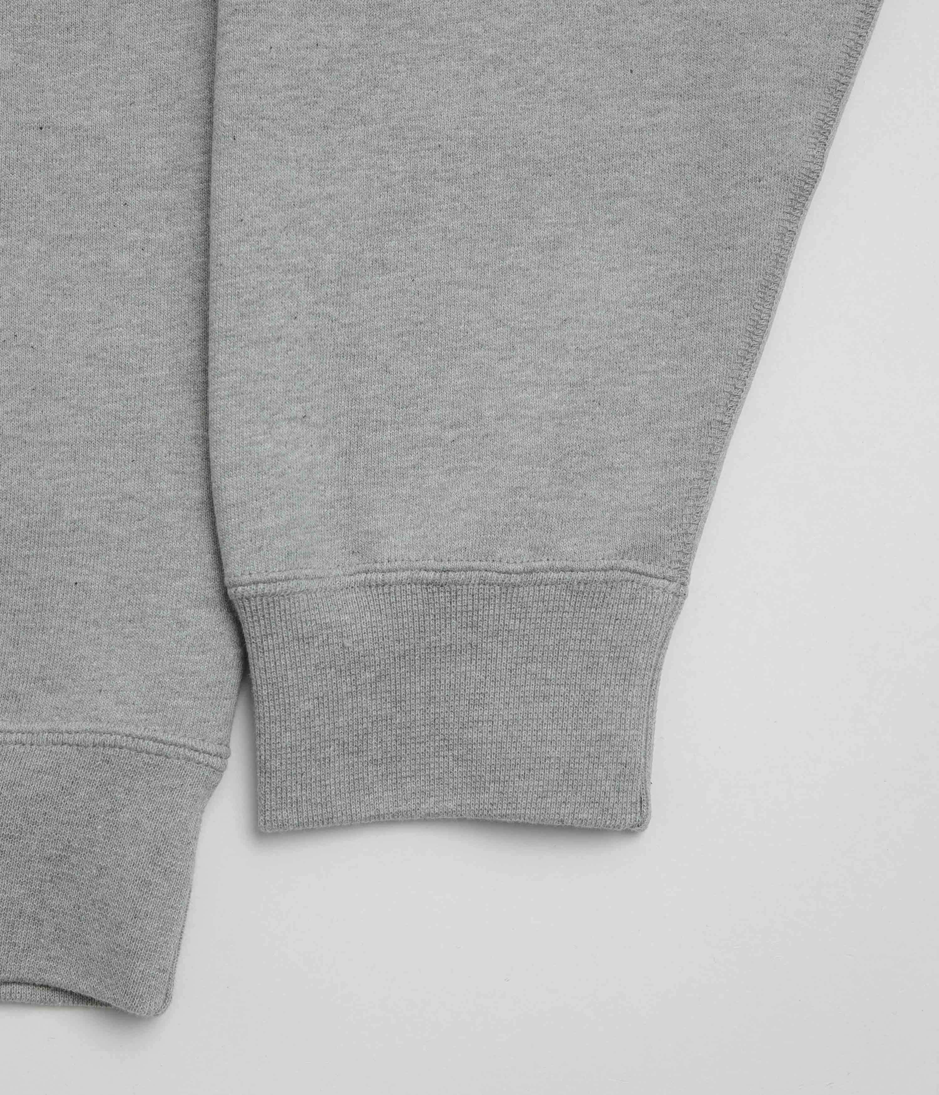 Athleisure Wear Nike Solo Swoosh Crewneck Sweatshirt - Dark Grey Heather / White
