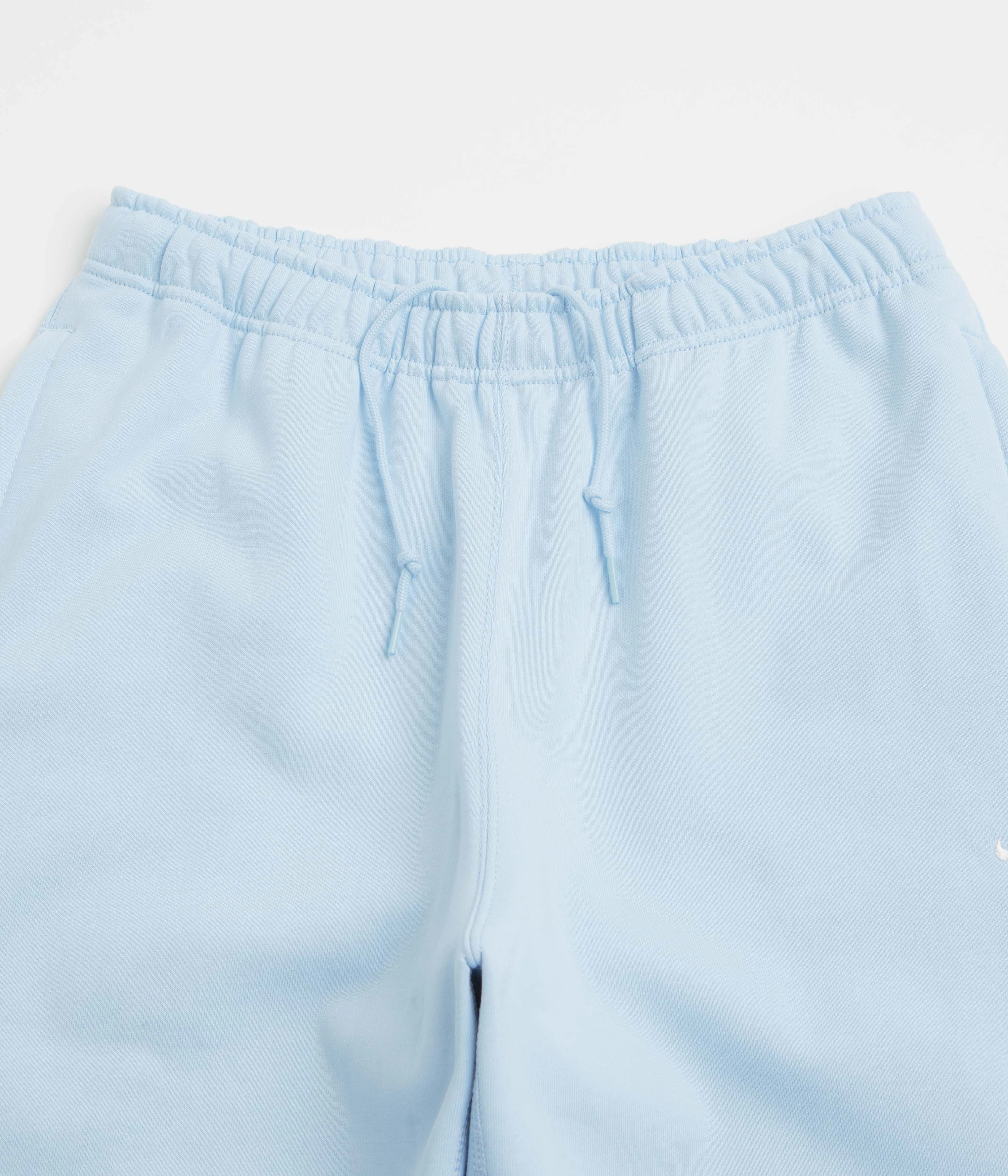 Functional Wear Anti Cling Finish Nike Solo Swoosh Cuffed Sweatpants - Celestine Blue / Celestine Blue / White