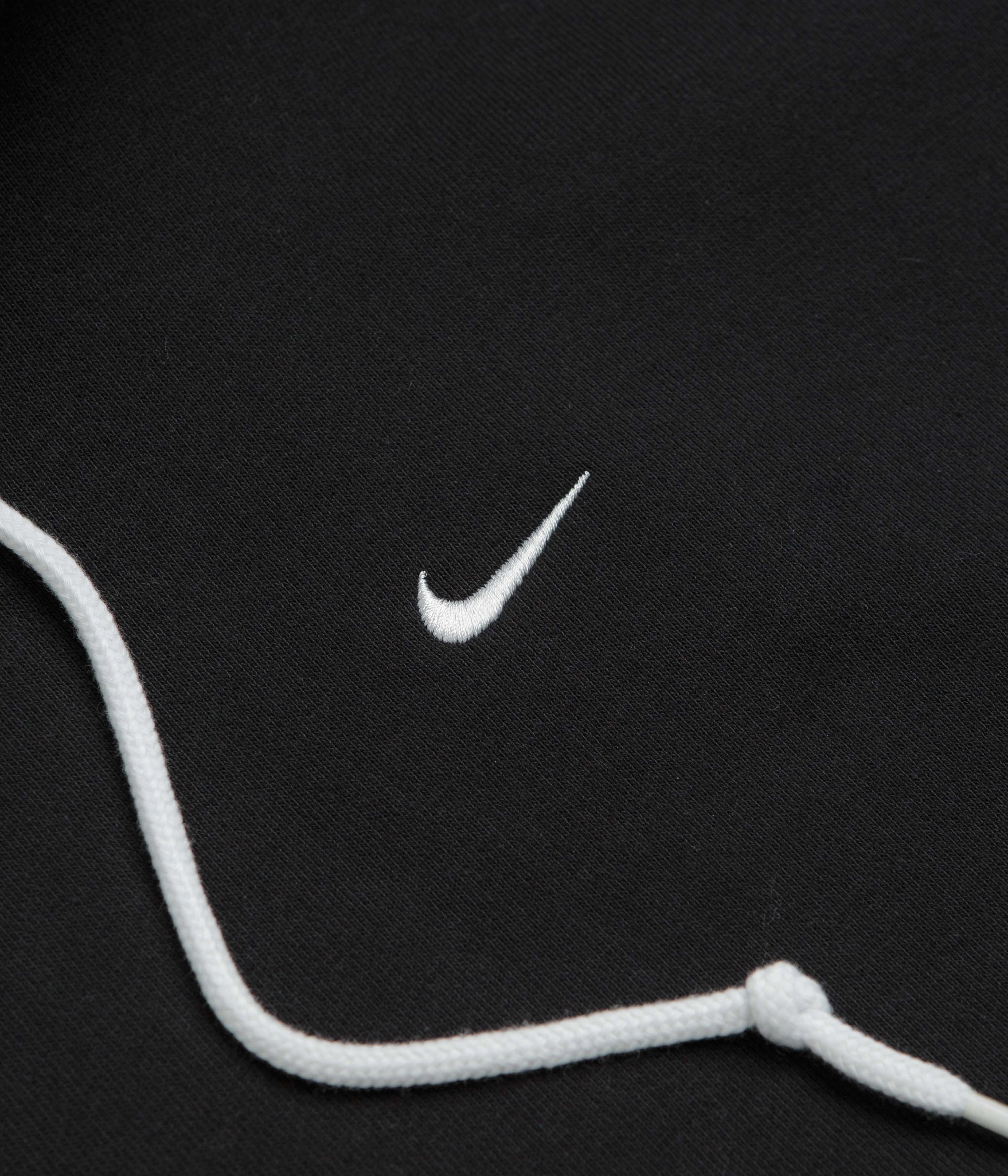 Nike Solo Swoosh Hoodie - Black / White Okapi like School Uniform