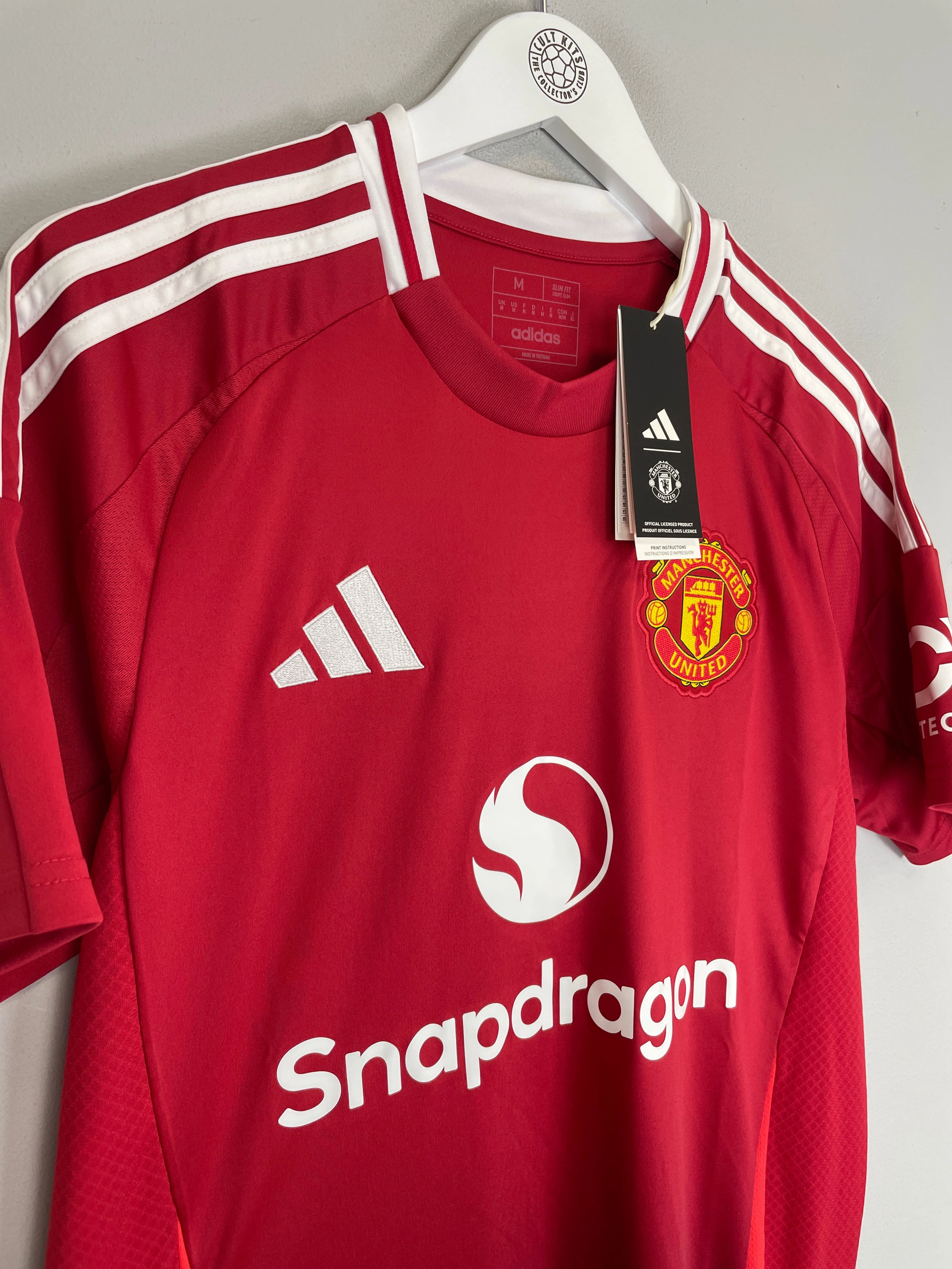2024/25 Manchester United *BNWT* Home Shirt (Multiple) Adidas Dynamic Ergonomic Fit