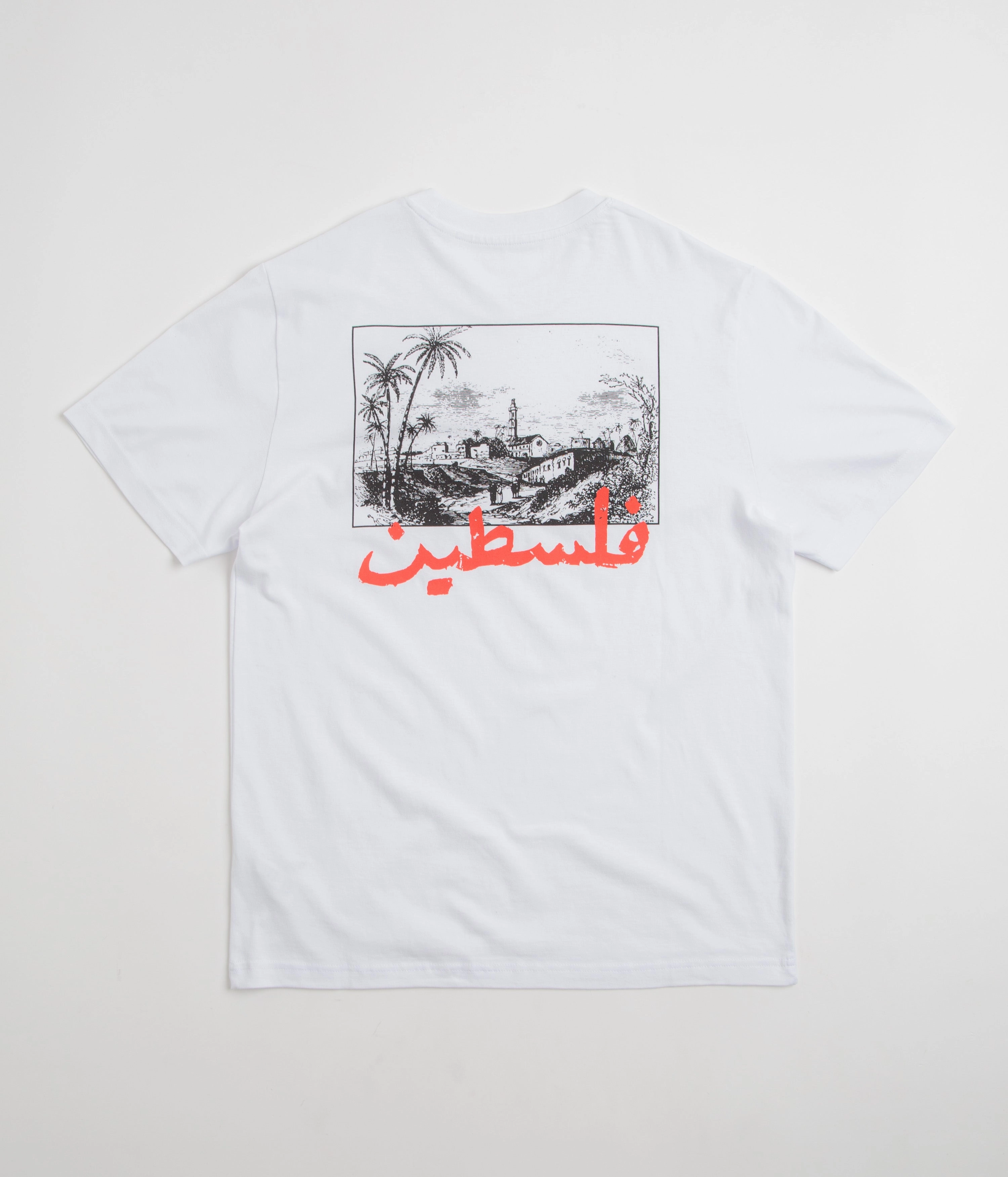 SkatePal Palms T-Shirt - White Timeless Layer Streetwear