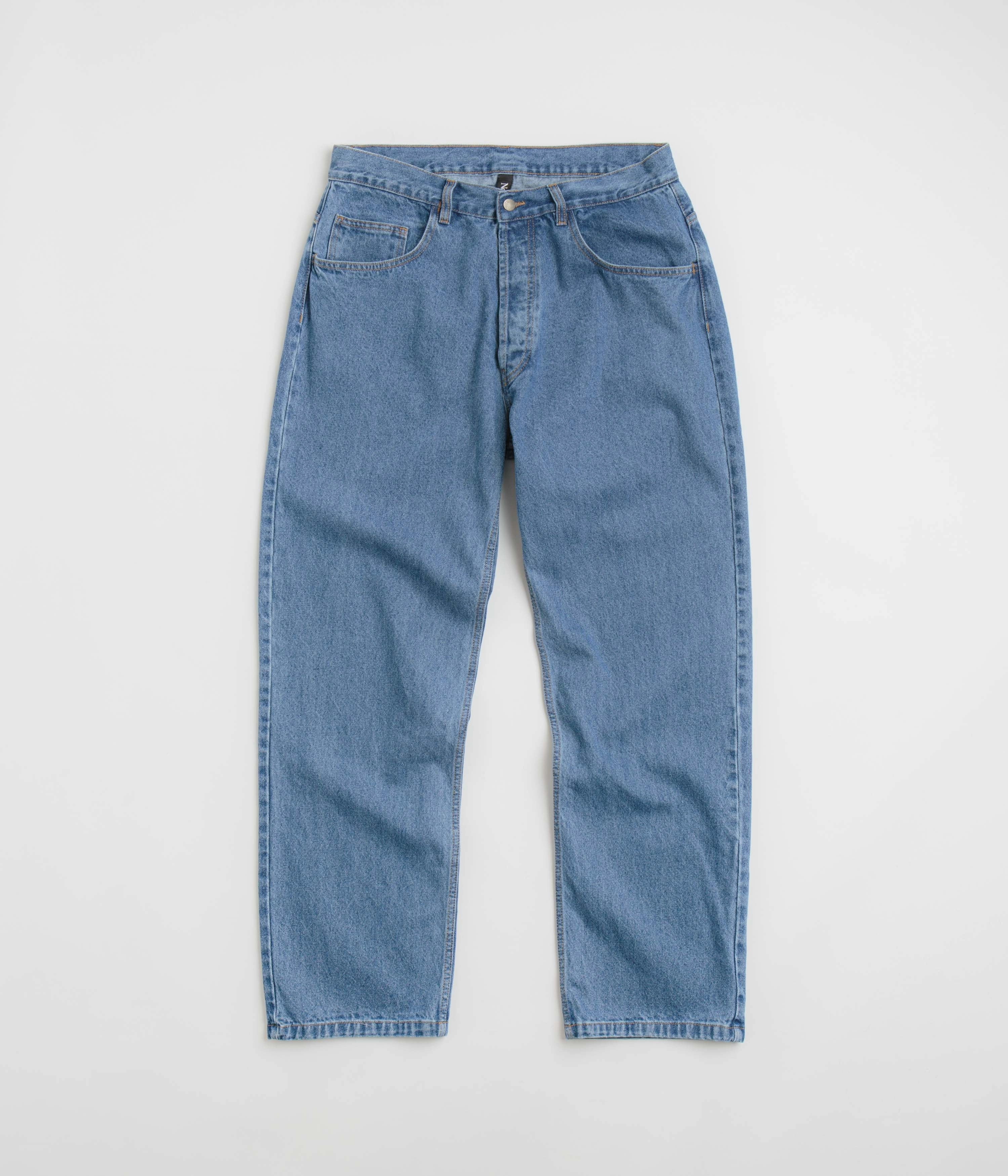 No Problemo Bagi Jeans - Blue Low Maintenance Fabric